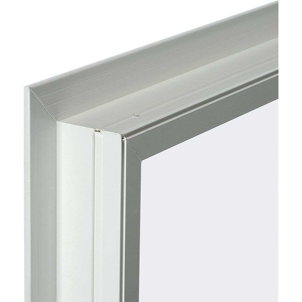 JELD-WEN V-2500 Left-operable Vinyl Replacement White Sliding Window ...