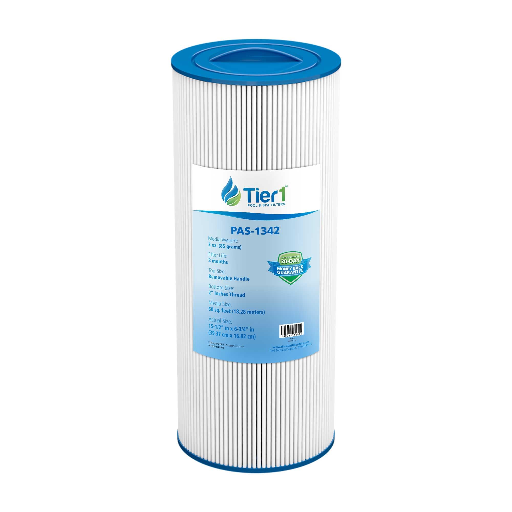 Tier1 1-Pack 6541-383 75-sq ft Cartridge Pool Filter