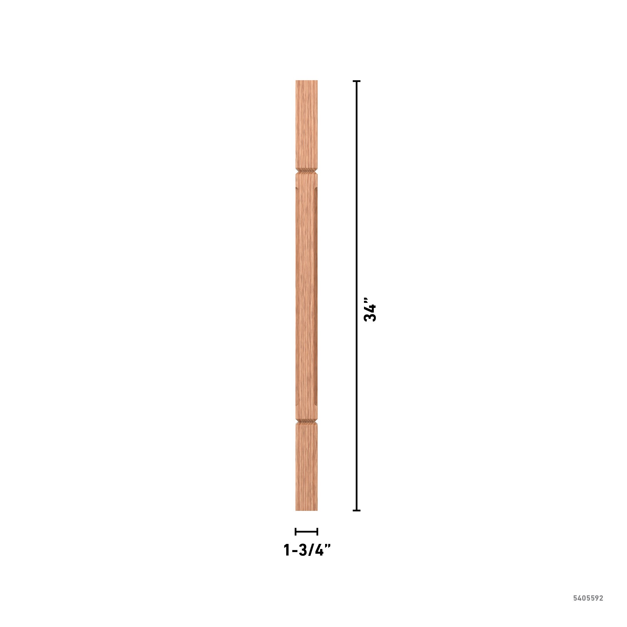 L.J. Smith Stair Systems LJC-5360V-O 34 Interior-Stairpart-Balusters - View #4