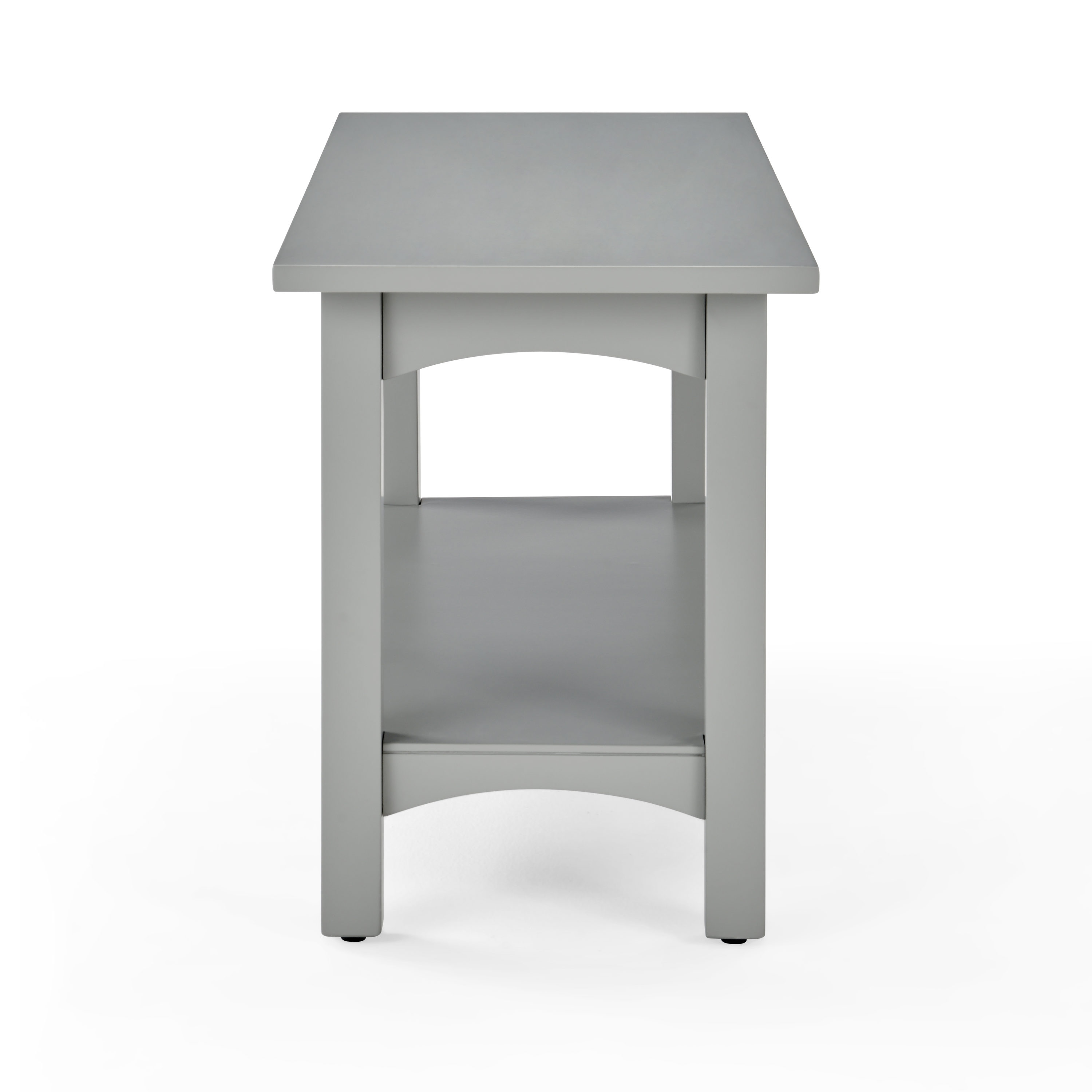 Coventry 36" Gray Wood Hall Tree with Storage Bench