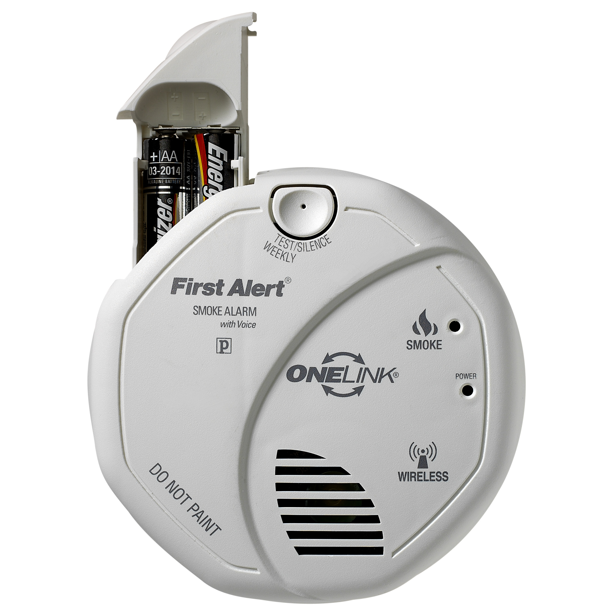 First Alert Battery-operated Photoelectric Sensor Smoke Detector with ...