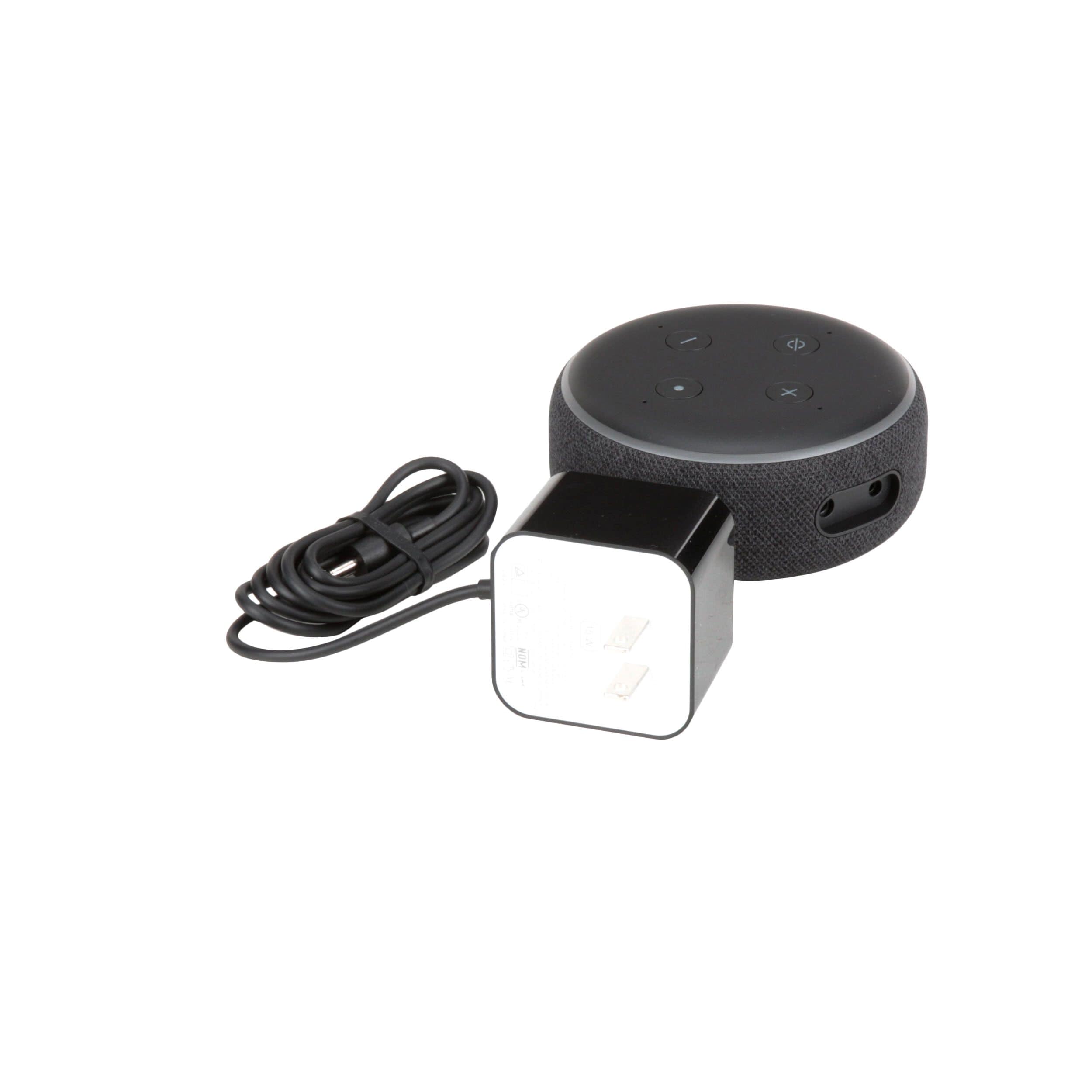Echo Dot (3rd Gen) Smart Speaker with Alexa - Charcoal - Noel Leeming