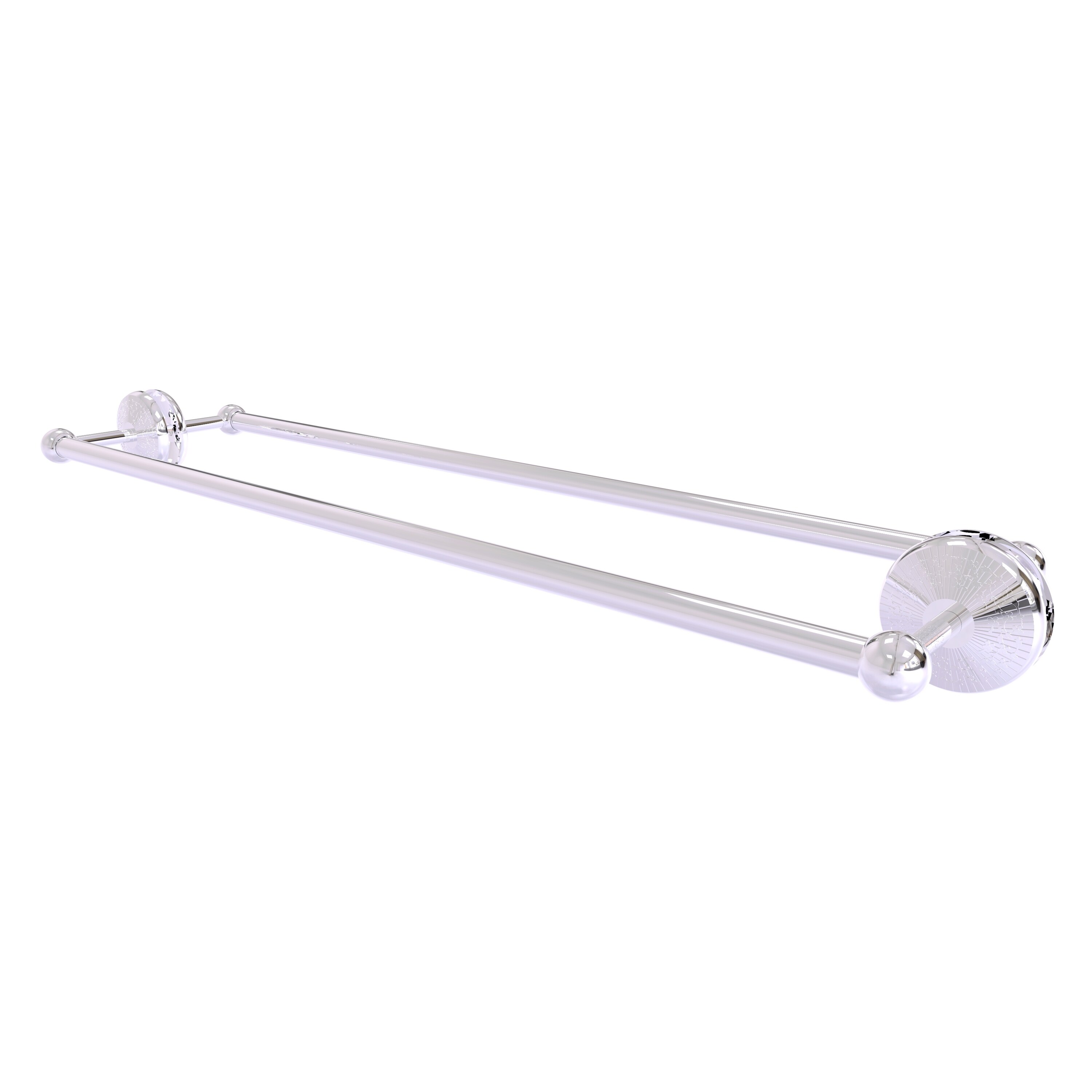 Allied Brass MC-41-BB-30-PC Monte Carlo 30-in double Polished Chrome Wall mount Double Towel Bar