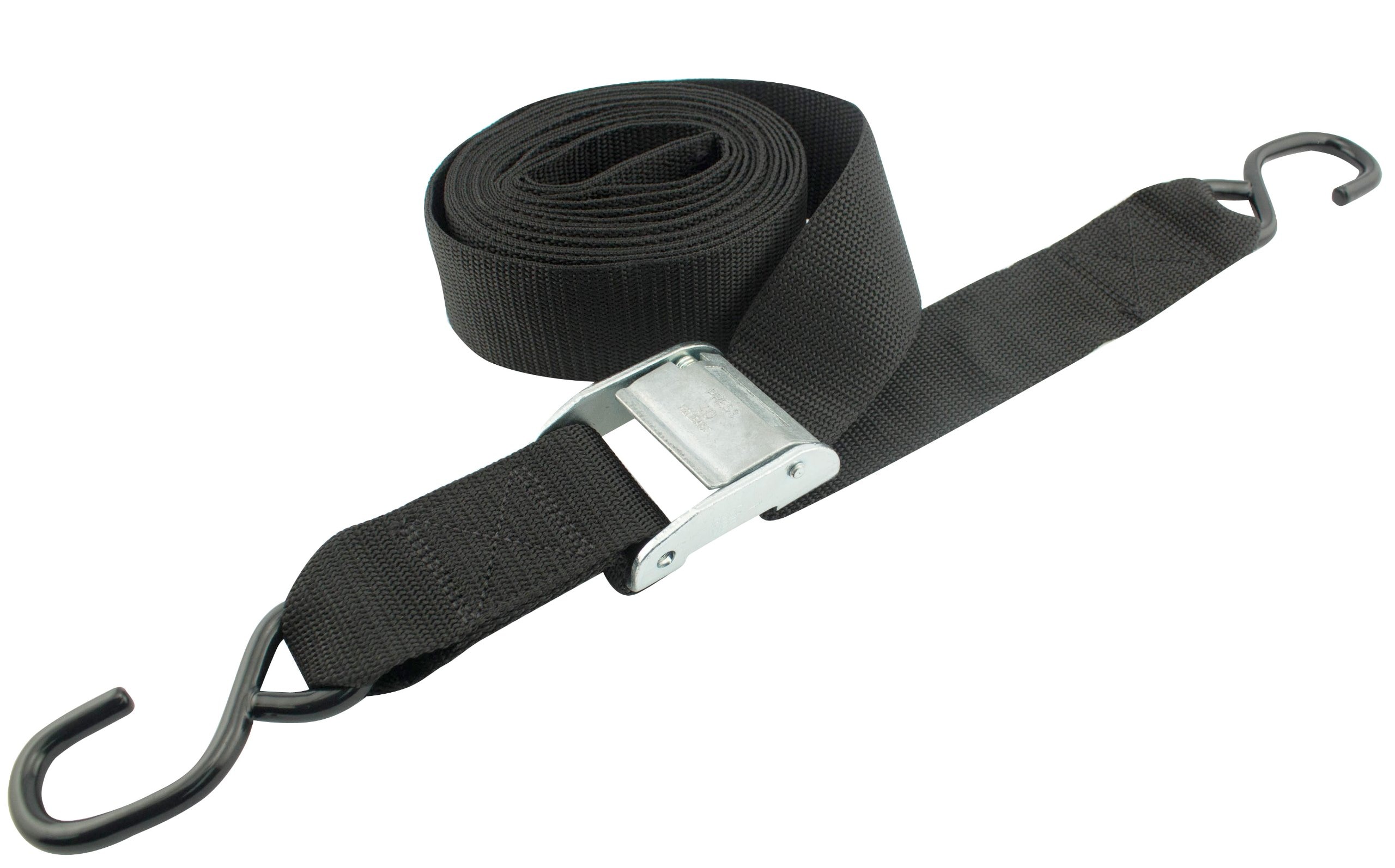 Erickson  01215 2 x 15' Motorcycle/ATV Cam Buckle Tie-Down Strap Black