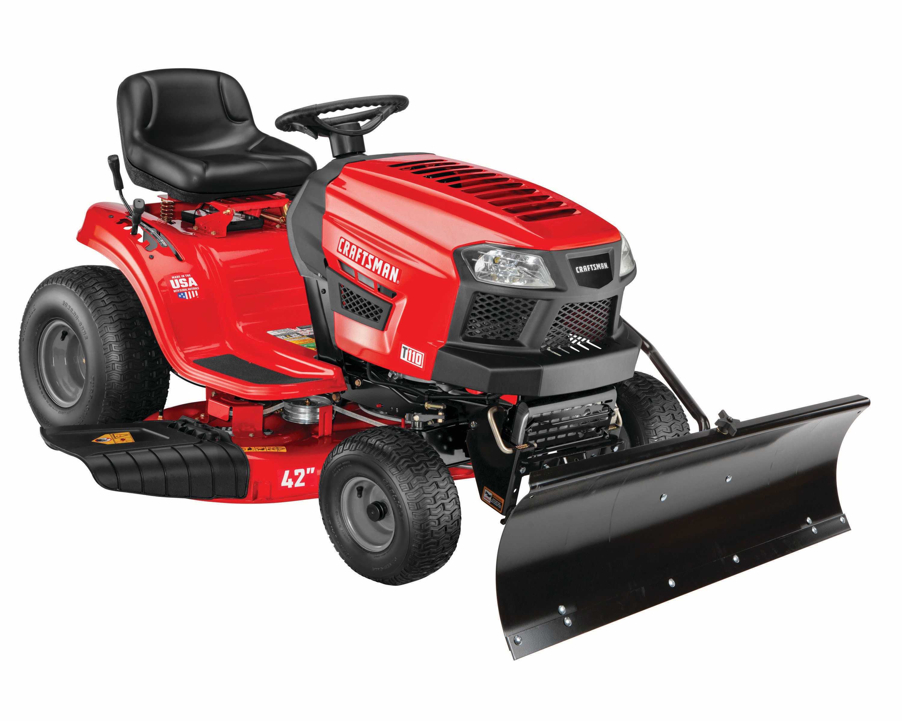 CRAFTSMAN T100 36-in Riding Lawn Mower In The Gas Riding Lawn Mowers ...