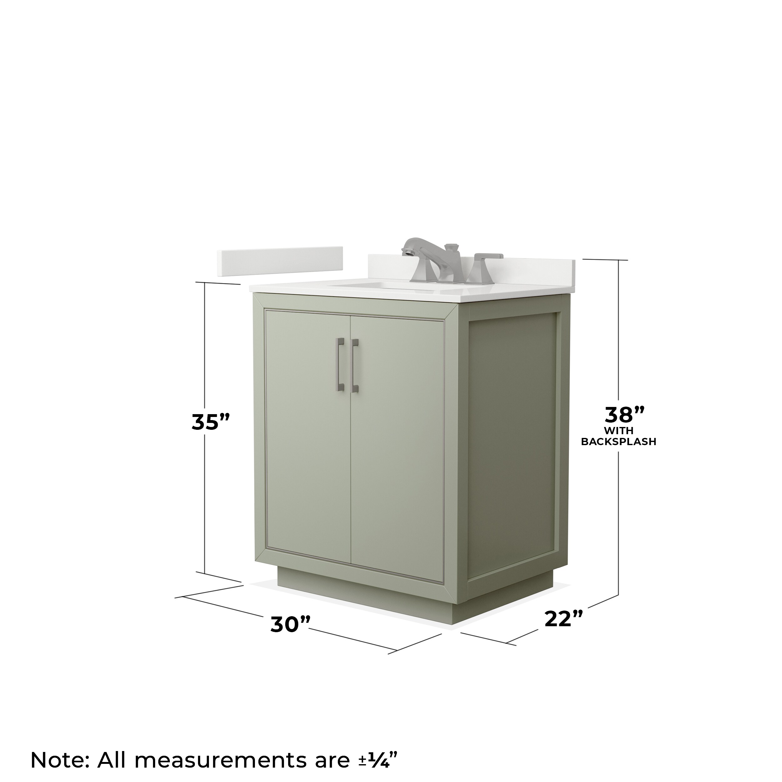 Wyndham Collection WCF111130SLGWQUS3MXX Bath-Vanity-Combo - View #6
