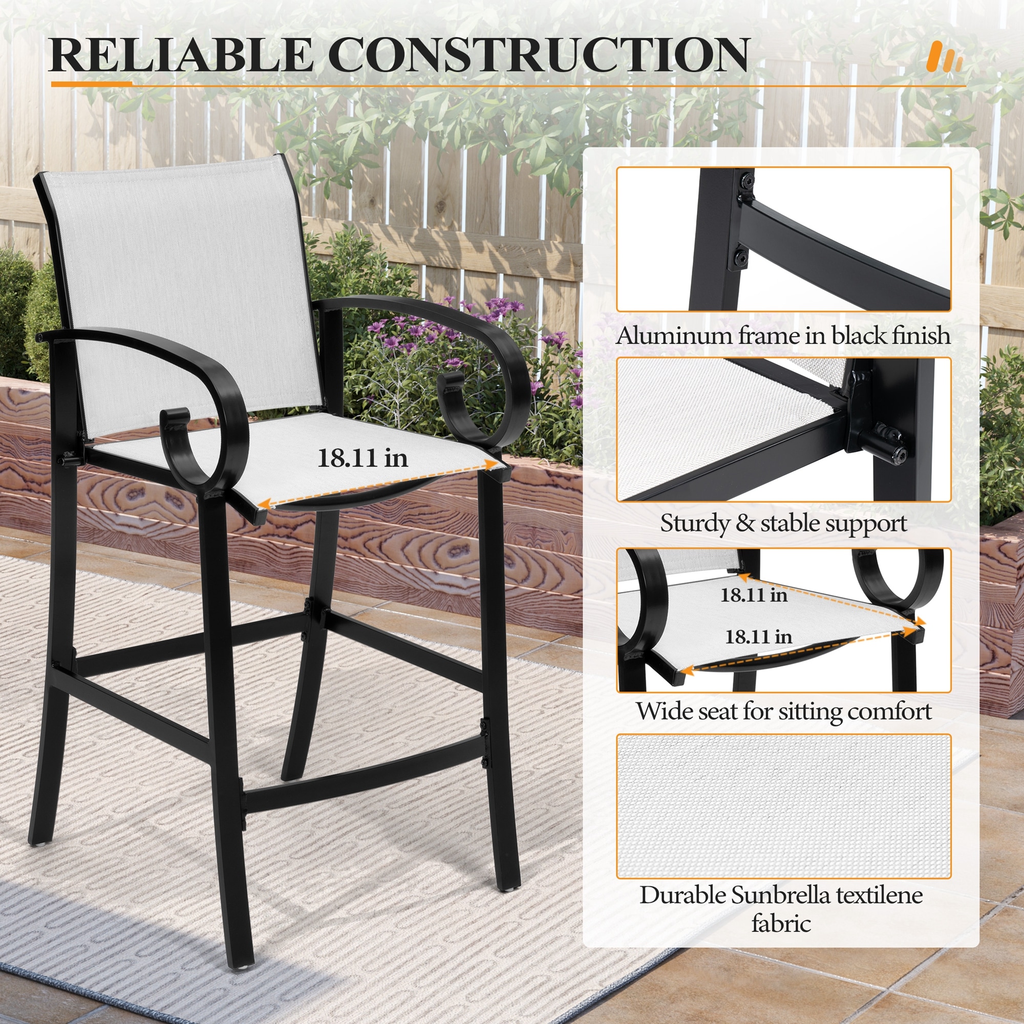 Crestlive Products CL-ST015OST-2 stools - View #8
