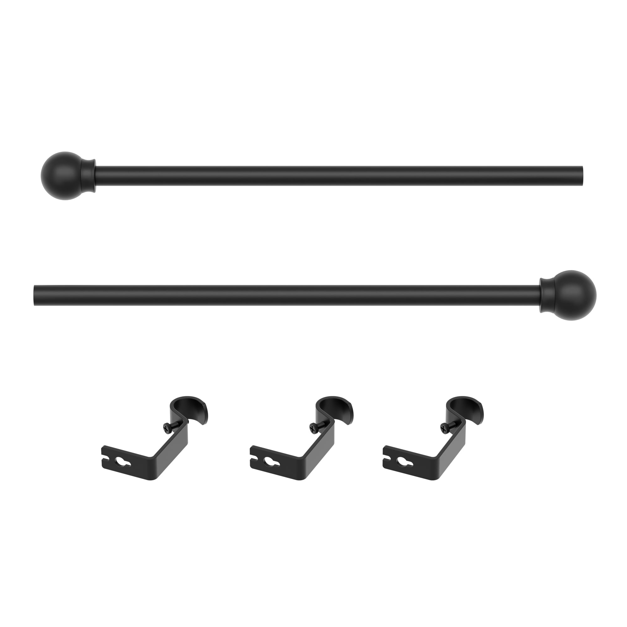 Style Selections FSI 1436F MBLK Curtain-Rods - View #4