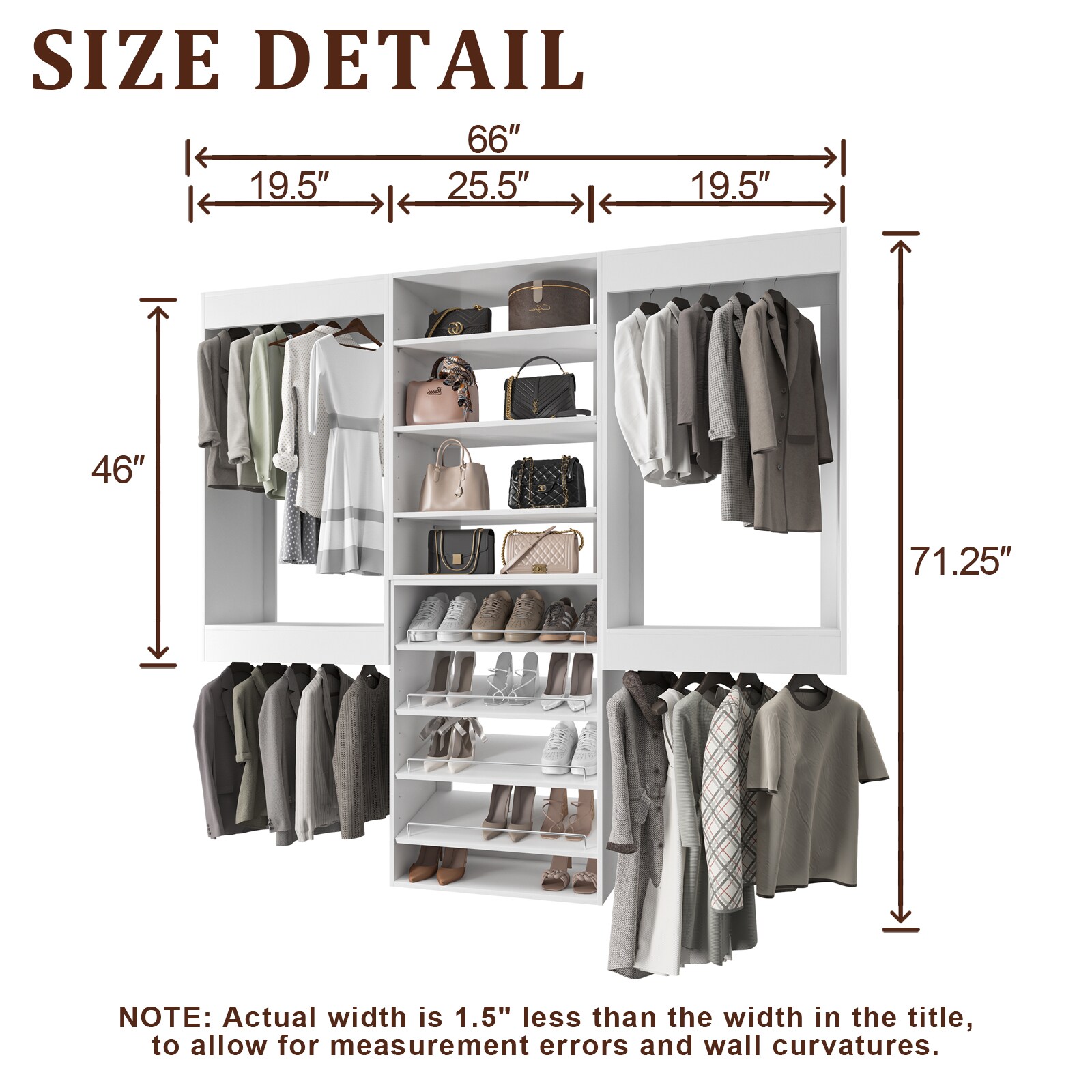LUXEYARD LO-MODEL11-66-ZJL Wood-Closet-Kits - View #4
