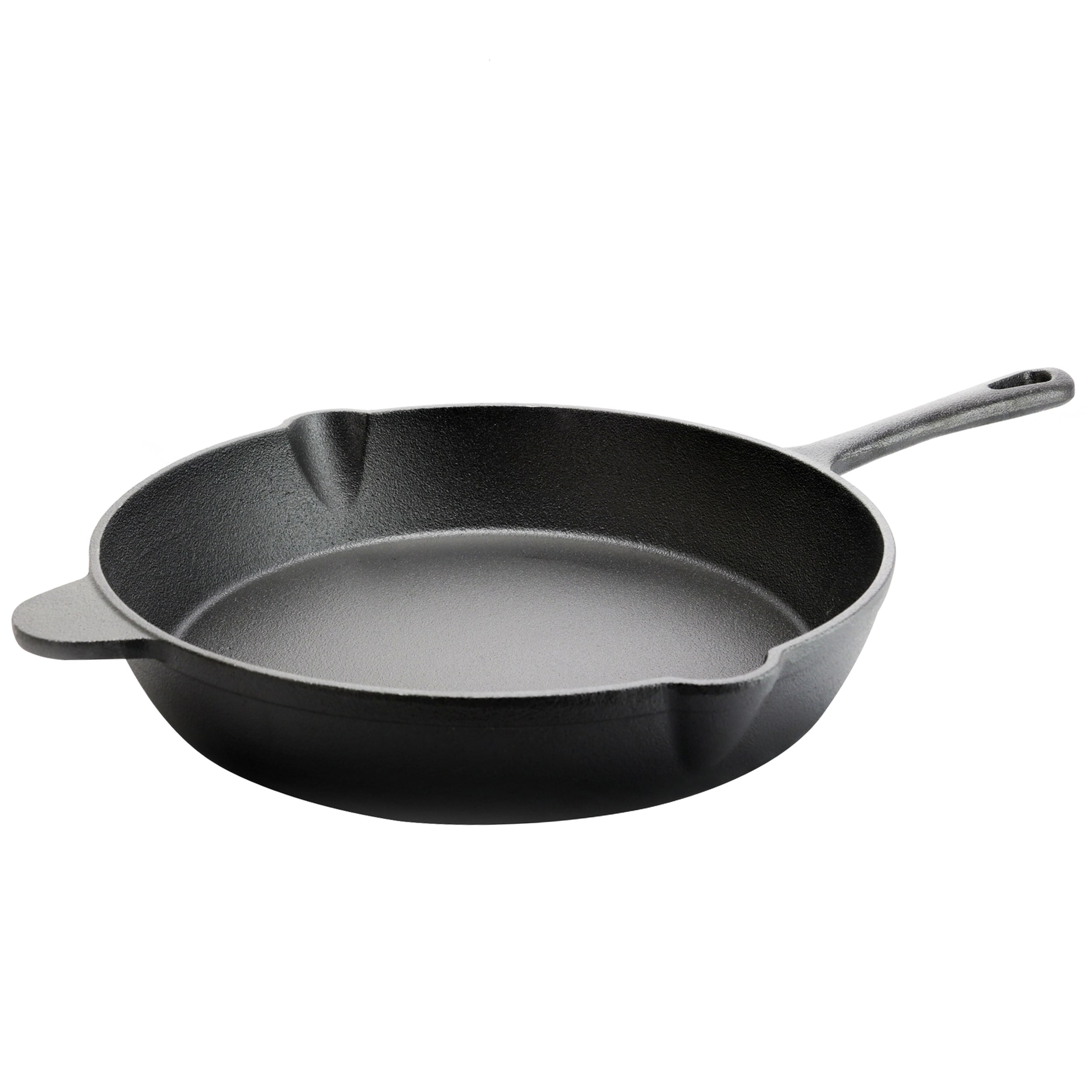 Home Basics 12-inch Pre-Seasoned Cast Iron Skillet with Pour