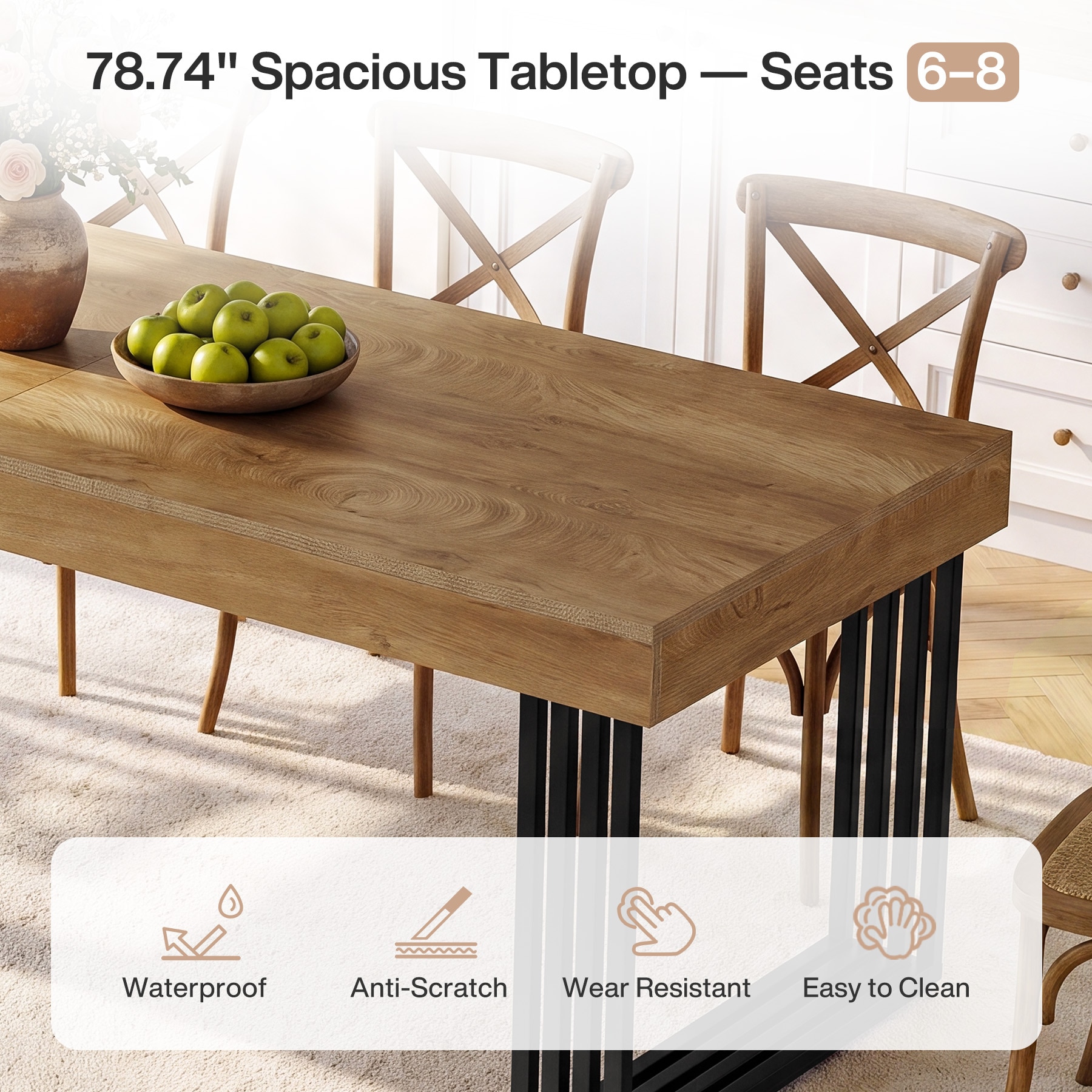 Tribesigns LWOYJL-2045YY Dining-Tables - View #5