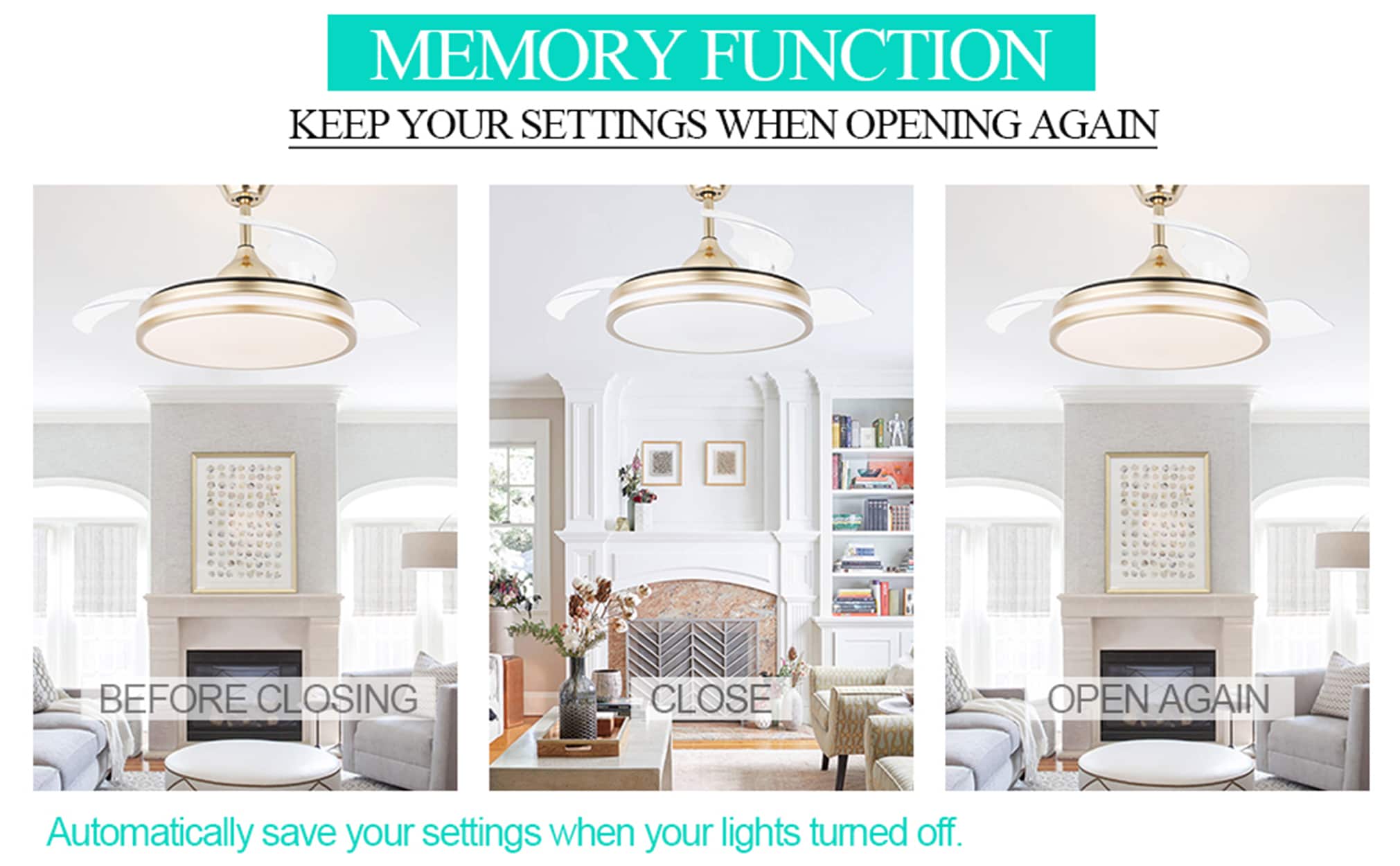 Oaks Decor DC4260-G Ceiling-Fans - View #14