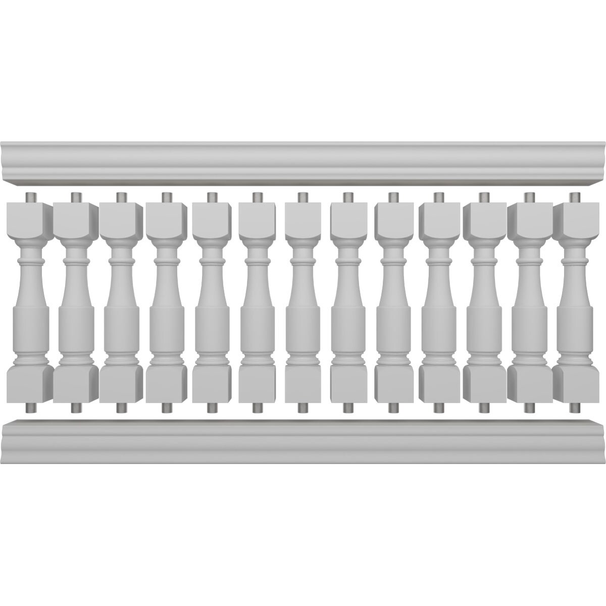 Ekena Millwork BALK42X084HMA railings - View #5