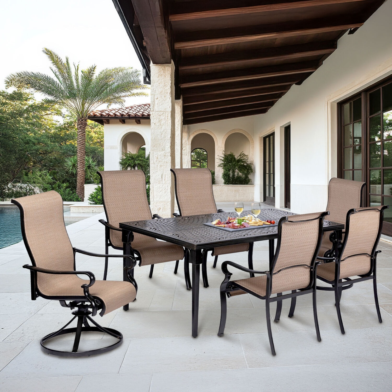 Hanover BRIGDN7PCSW-2 Patio-Dining-Sets - View #15