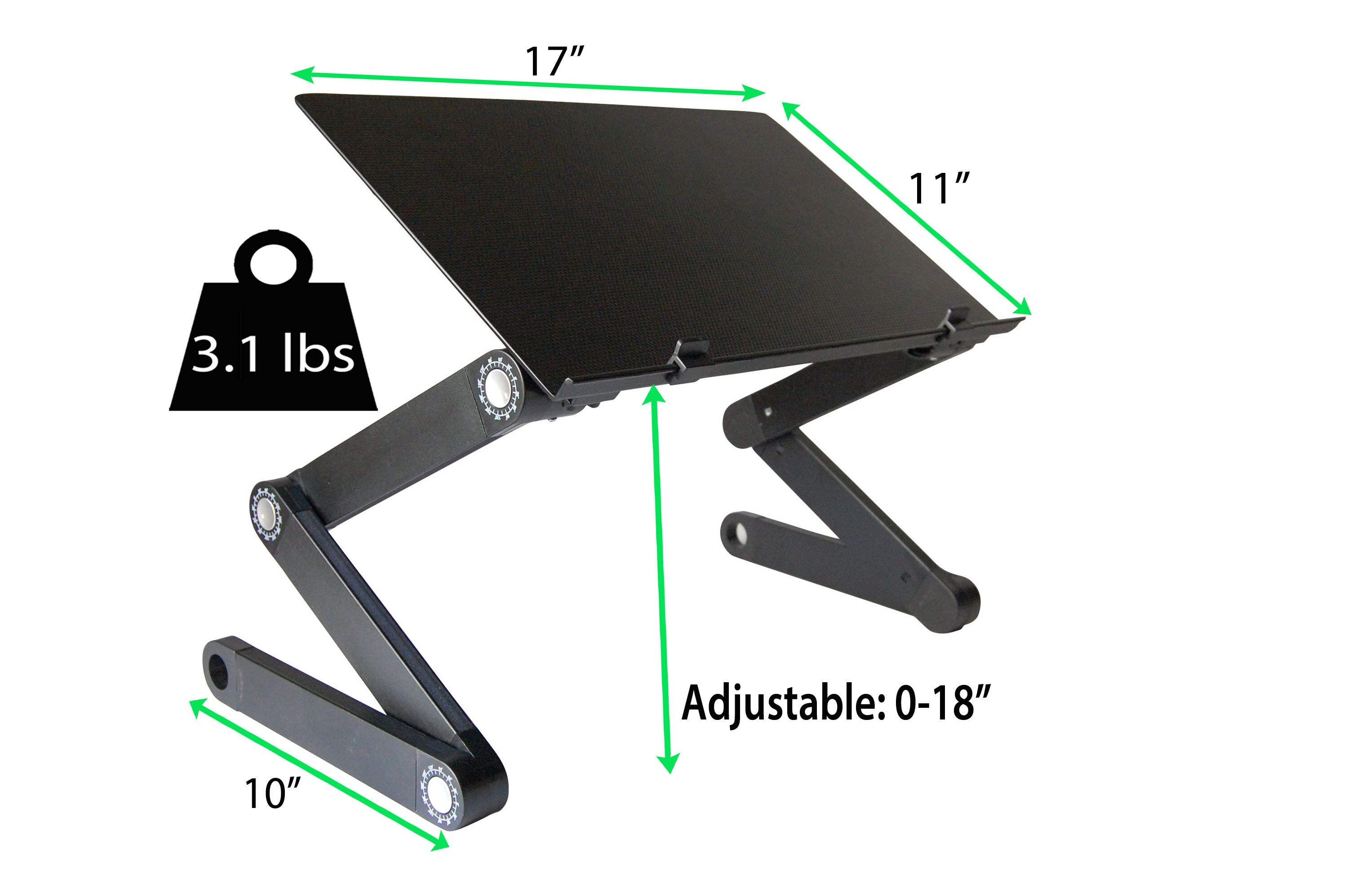 Uncaged Ergonomics Workez Monitor Stand Adjustable in the Office Accessories  department at
