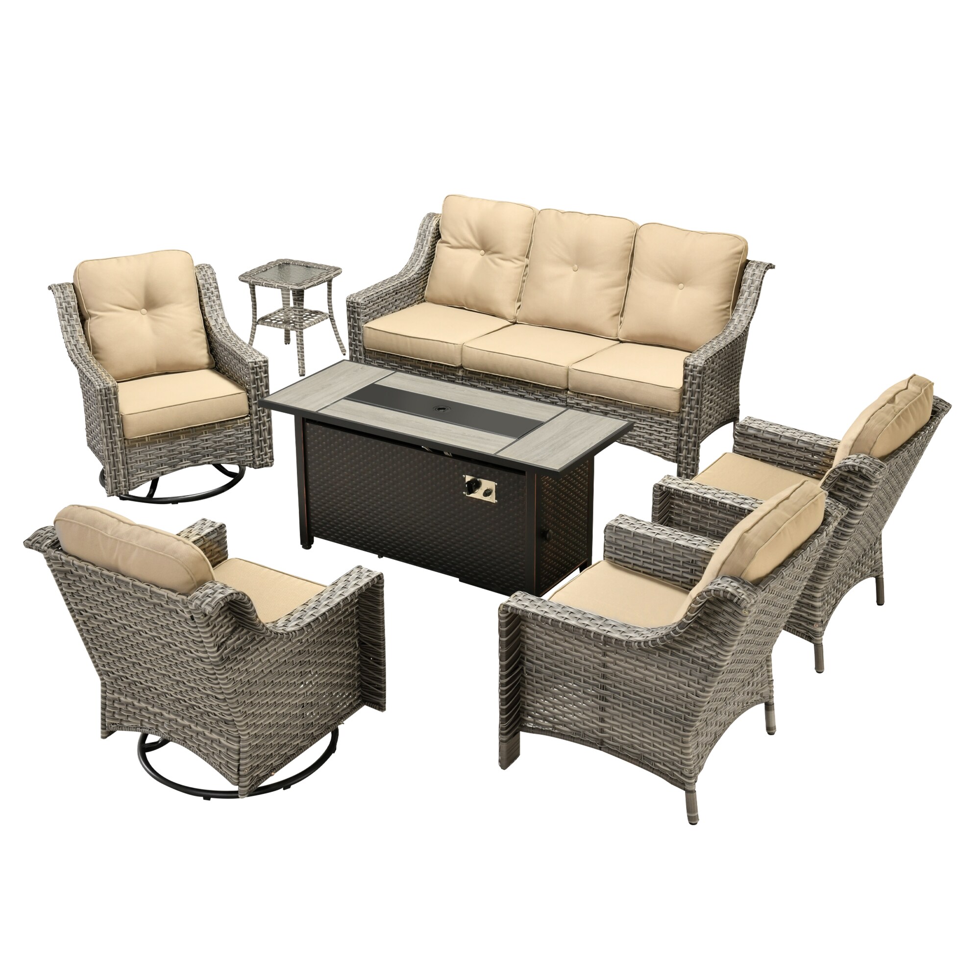 Caodoc L5-CFP03-YZPAD6072 Patio-Sofas-Daybeds - View #5