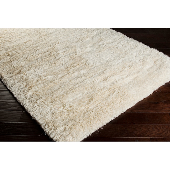 Surya Milan 5 X 8 Wool Ivory Indoor Solid Area Rug at Lowes.com