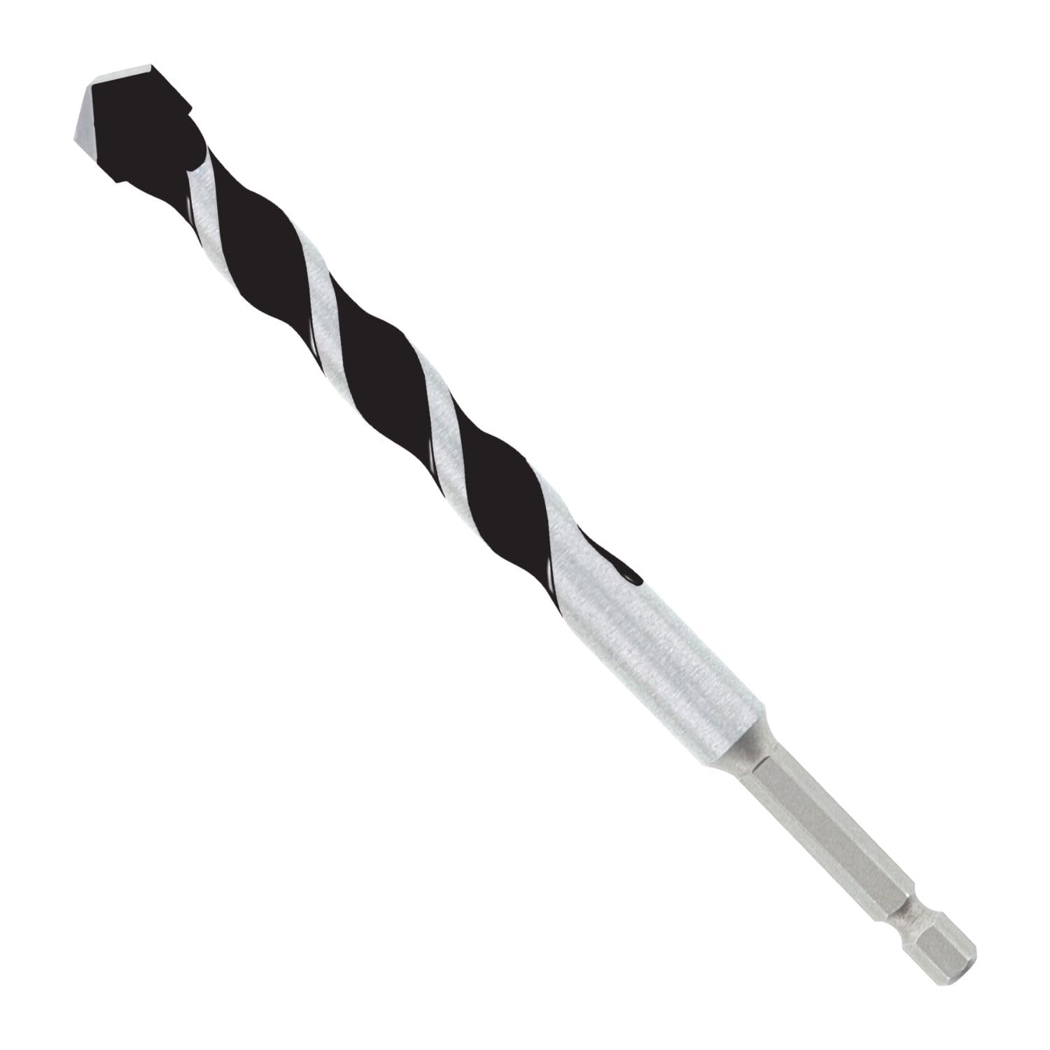 Diablo Multi-Material Carbide-Tipped Hammer Drill Bit - 1/2 Diameter 6 Length for Tile Concrete Wood Metal #1000164