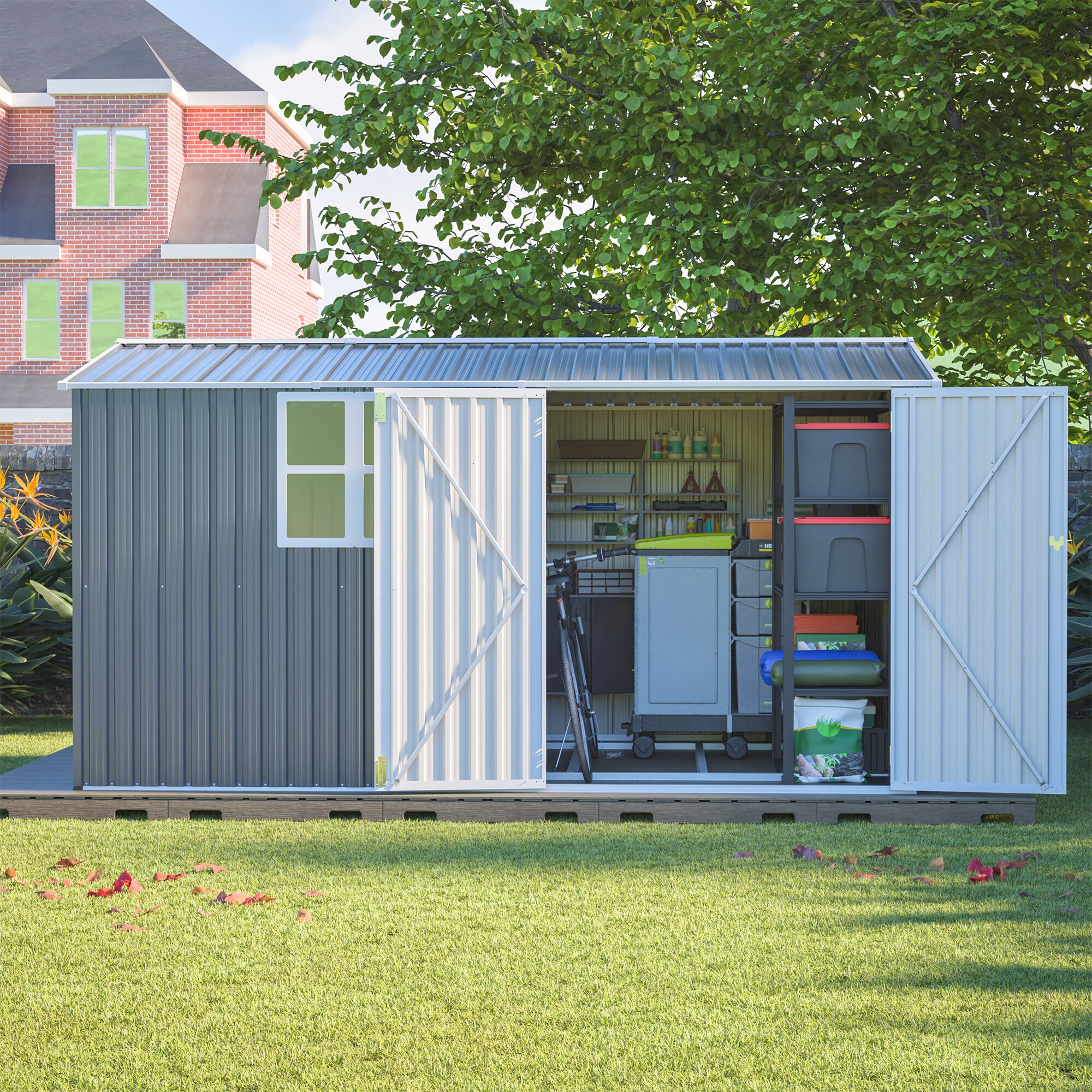 Huluwat P1-2505S00086 Metal-Storage-Buildings-Sheds - View #13