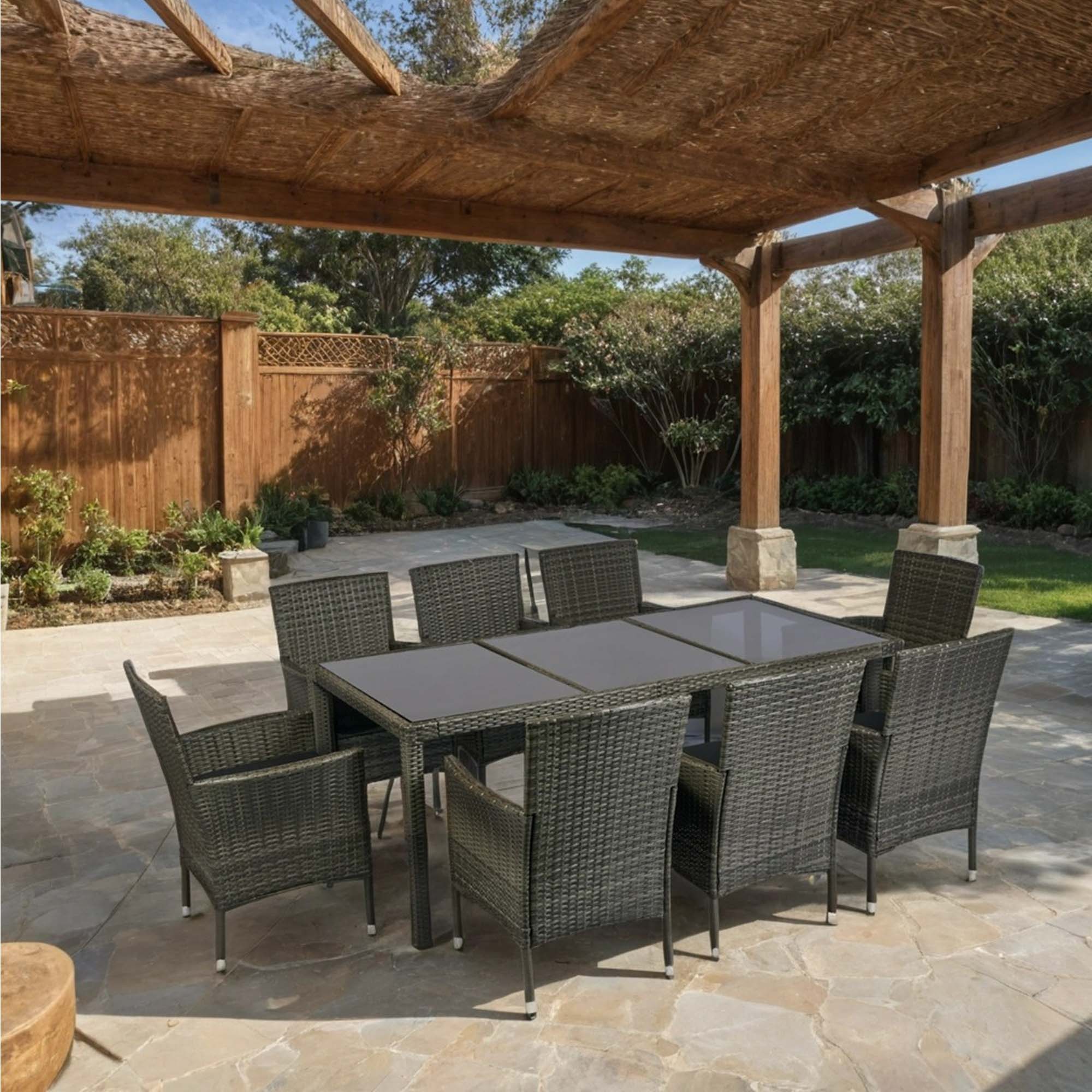 SINOFURN SYA380073WD Patio-Dining-Sets - View #2