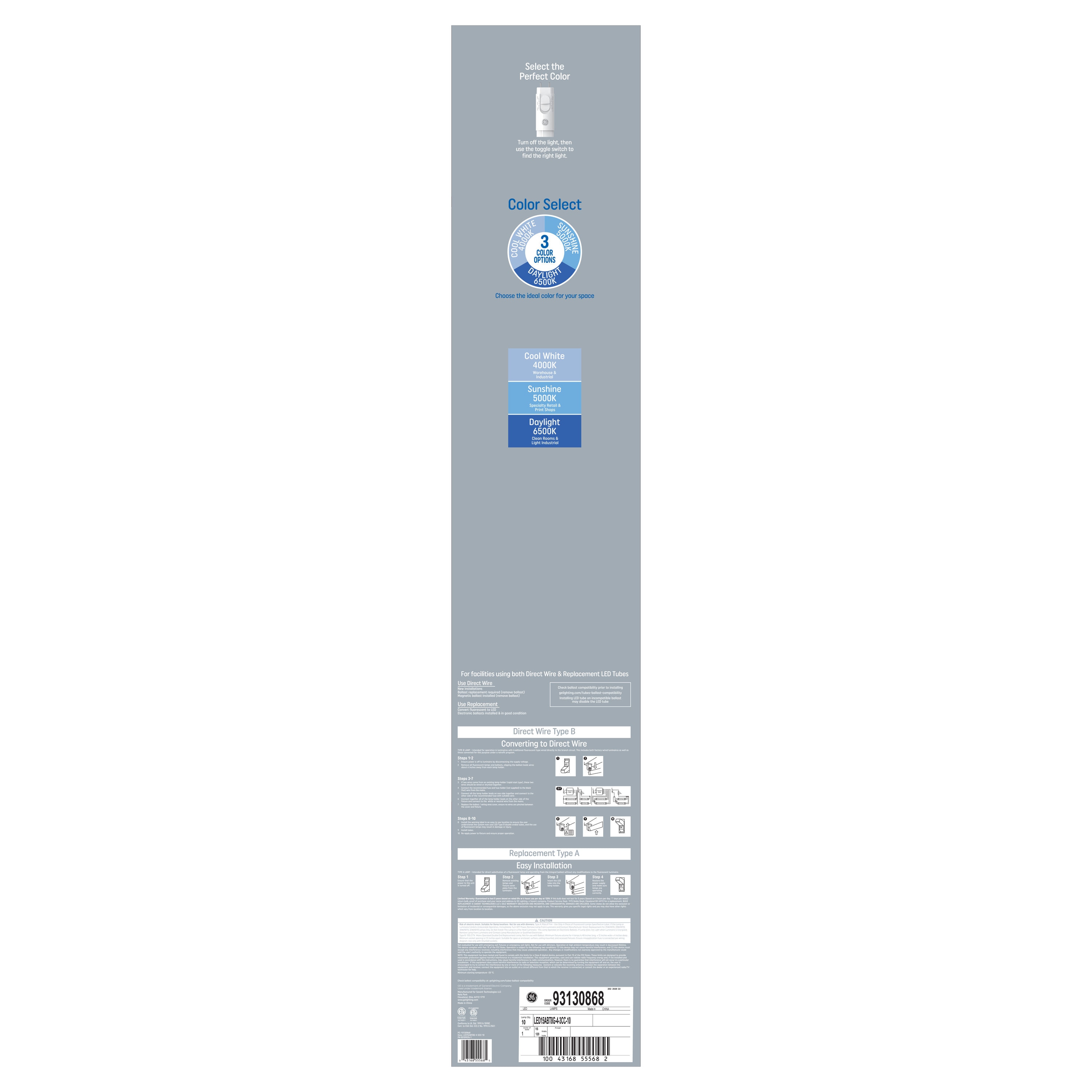 GE 93130868 Led-Tube-Light-Bulbs - View #4