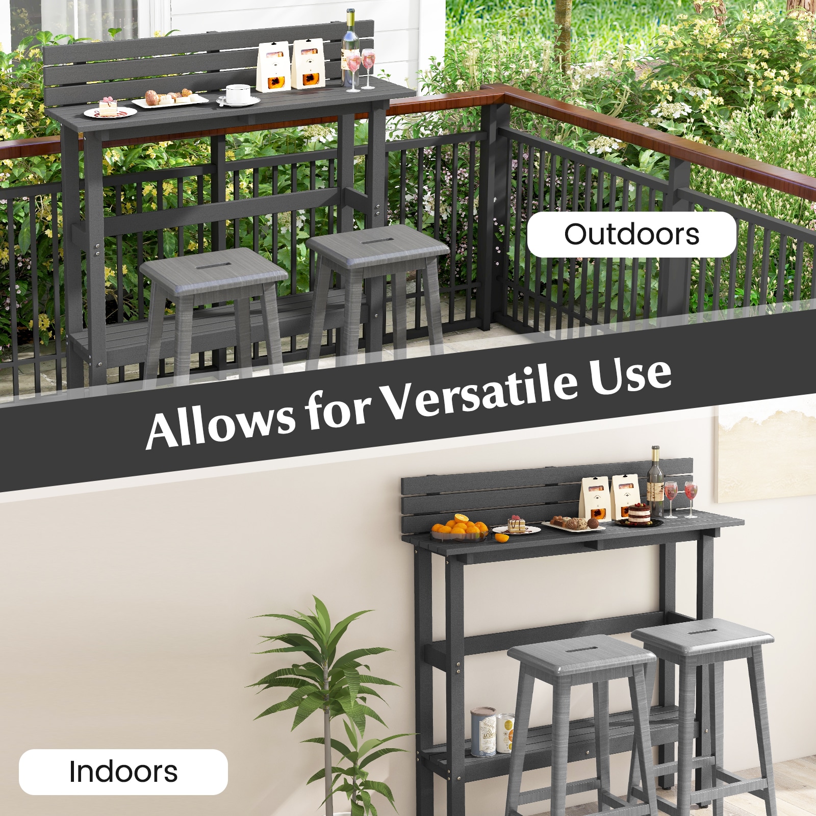 Forclover HYFW-T427GR Patio-Tables - View #6