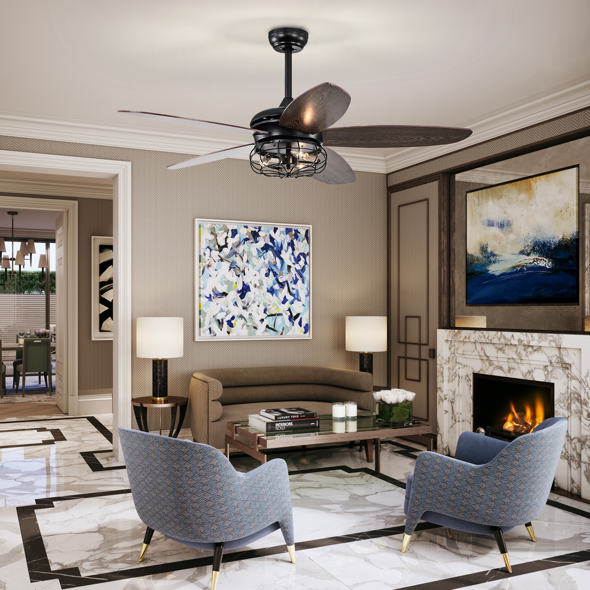 ExBrite LWYFFMFL5201B Ceiling-Fans - View #6