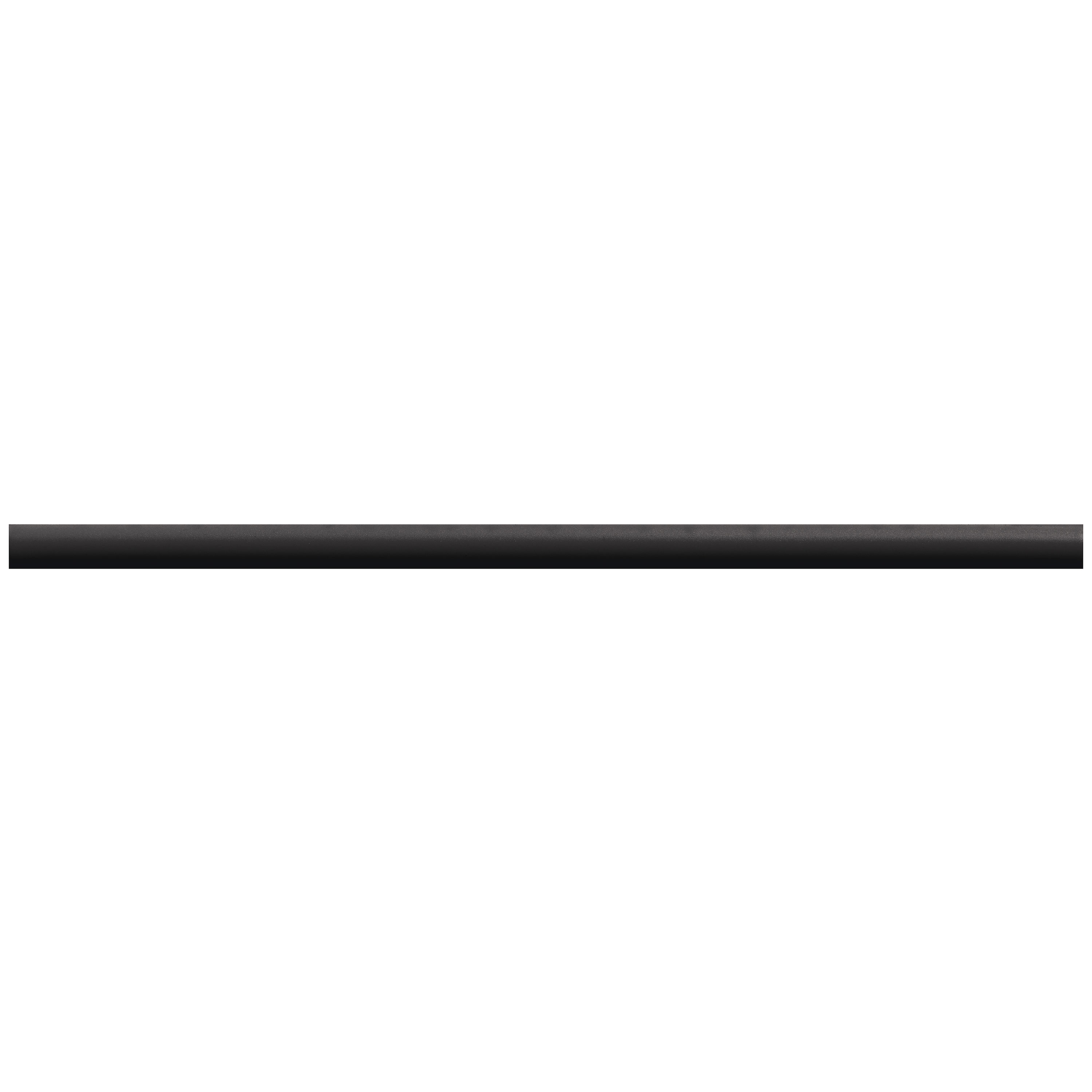 Artmore Tile EXT3RD107173 Vocal Matter Leather Black Matte Porcelain Quarter round Tile ( 0.03-Sq. Feet / Piece )