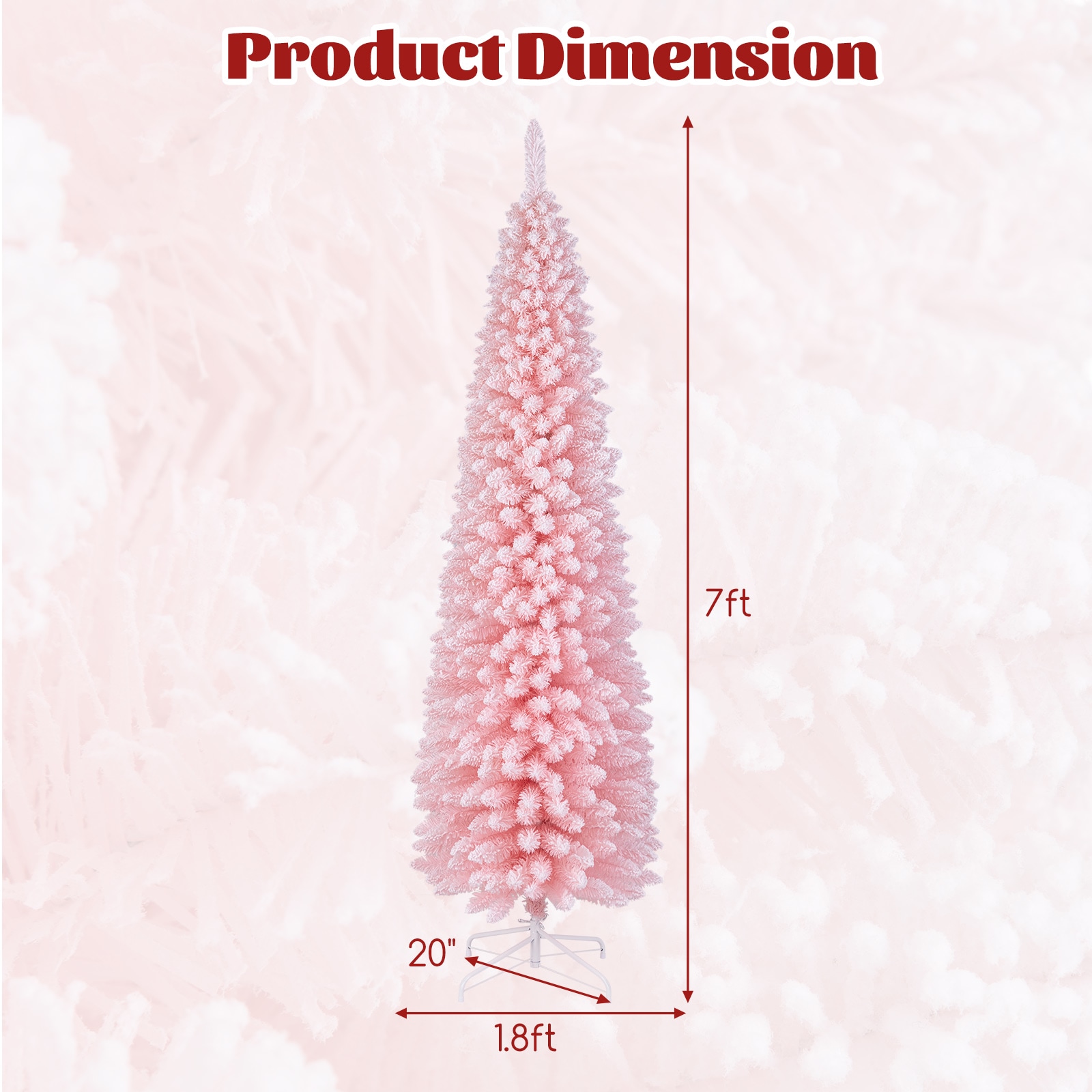 WELLFOR HYG24018US Artificial-Christmas-Trees - View #7