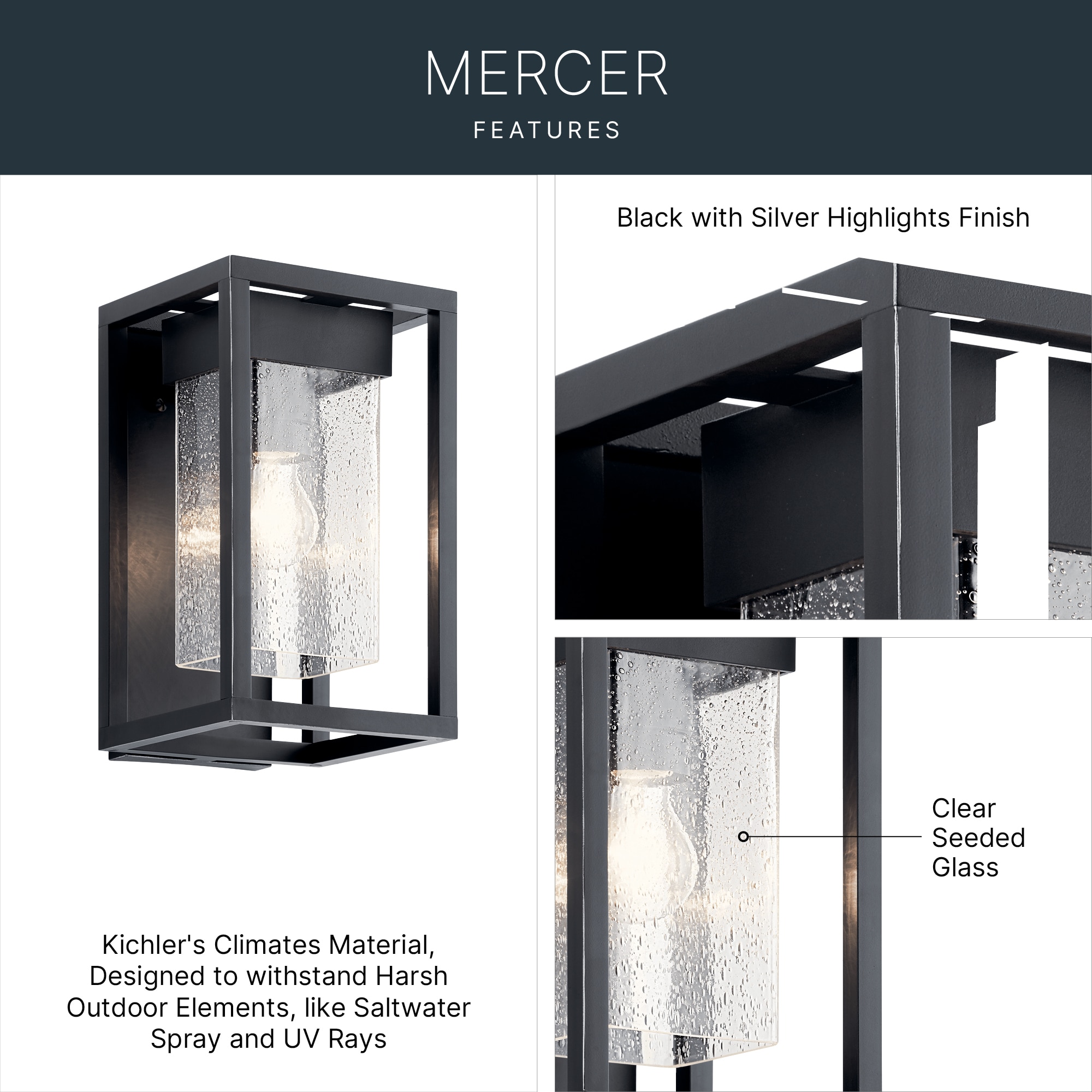 Kichler 59060BSL Outdoor-Wall-Lighting - View #3