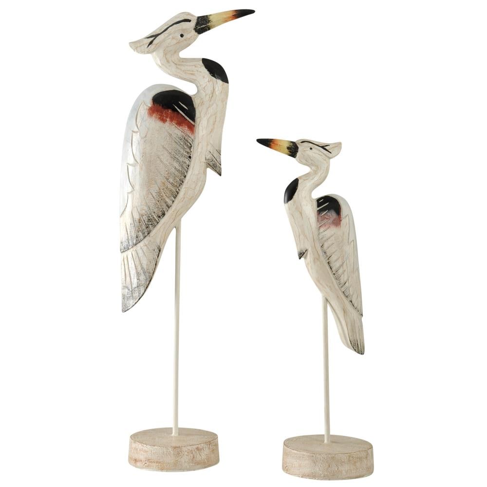 StyleCraft Home Collection AC521105DS 31-in White Polyresin Tabletop Decoration