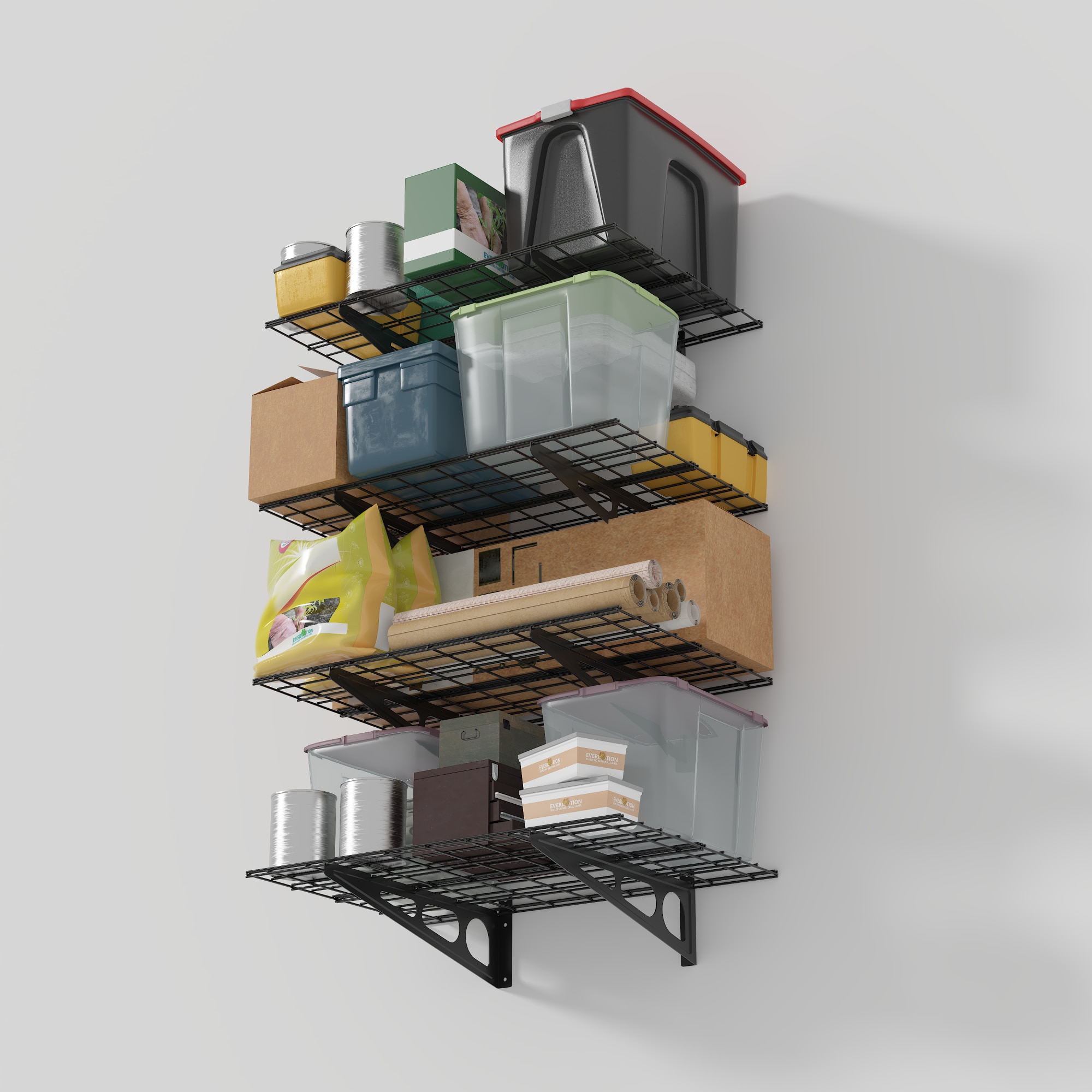 Fleximounts WR26B-E Wall-Mounted-Shelving - View #4