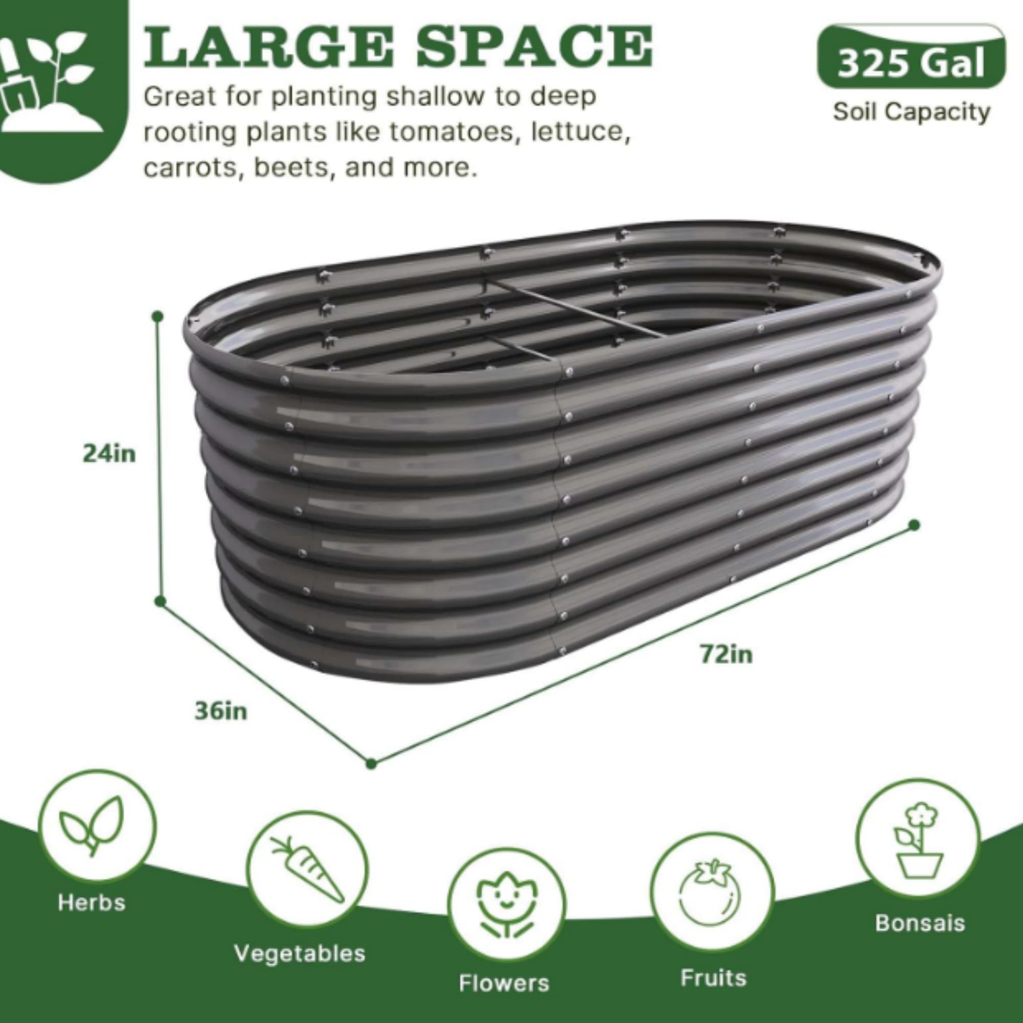 Ama Pear S-FLWBD-02 Raised-Garden-Beds - View #3