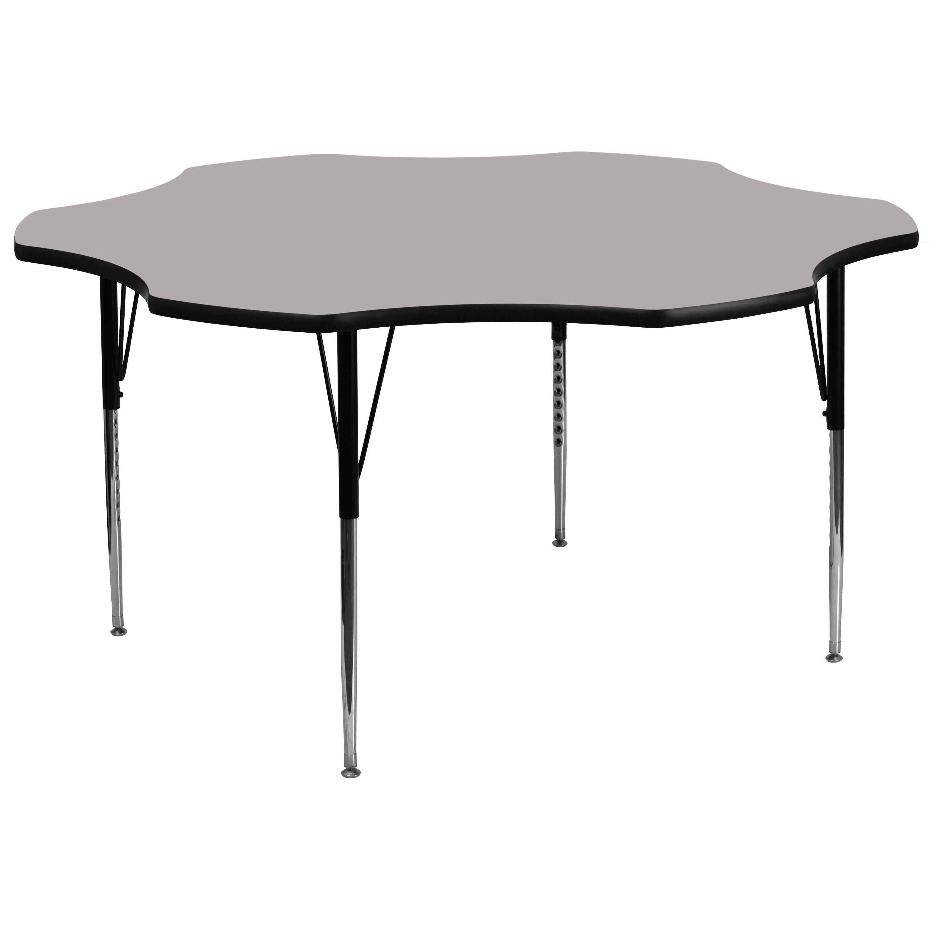 Flash Furniture 847254024754 Wren Gray Round Kid's Play Table