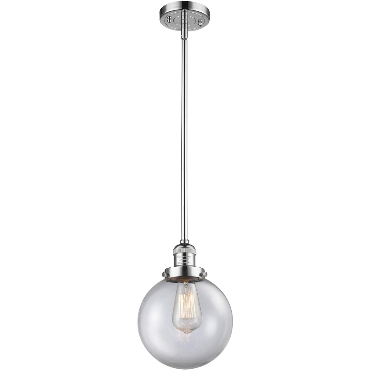 Innovations Lighting 1425656 201S-PC-G202-8-LED Franklin Restoration Beacon Mini Pendant