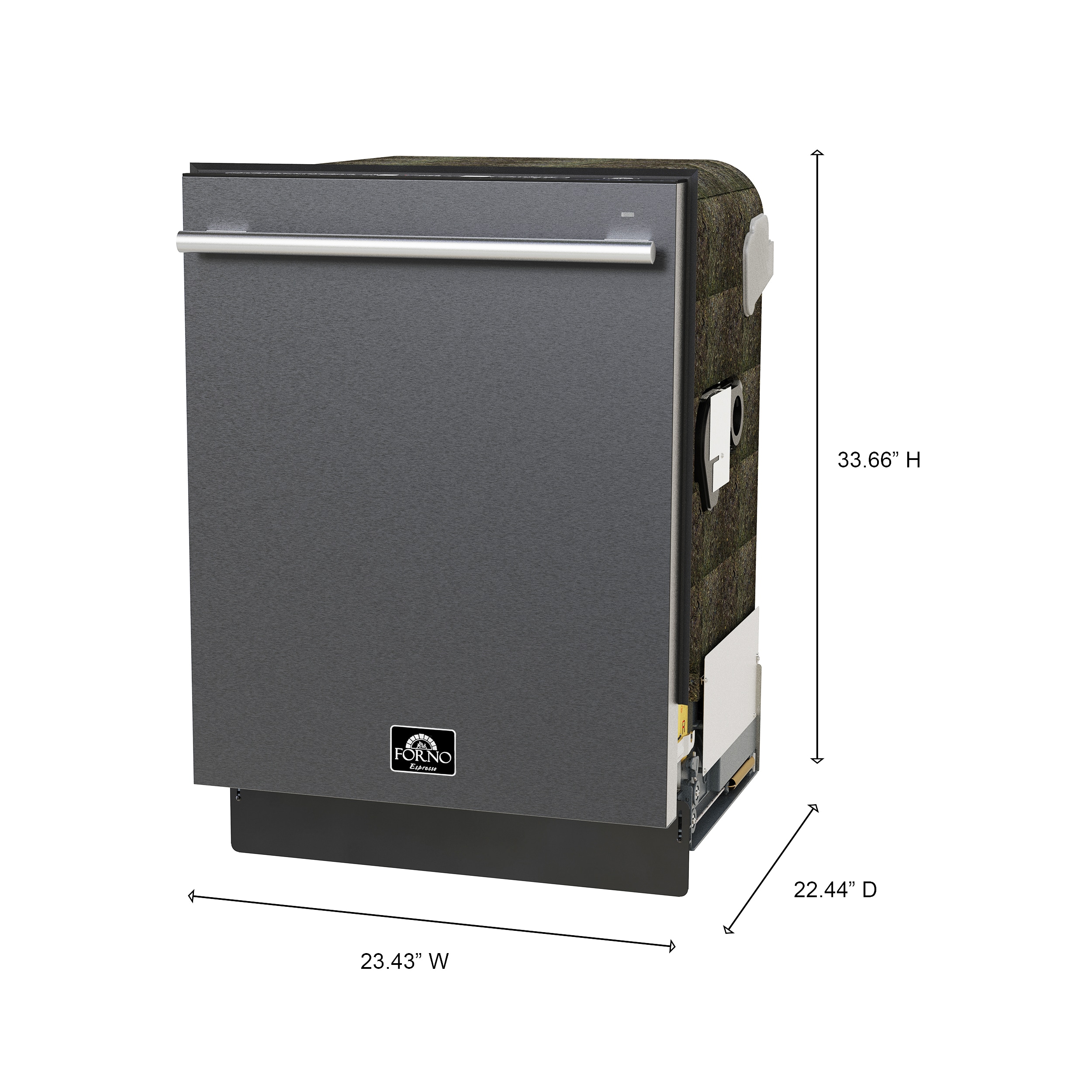 FORNO FDWBI8035-24BLK Builtin-Dish - View #6