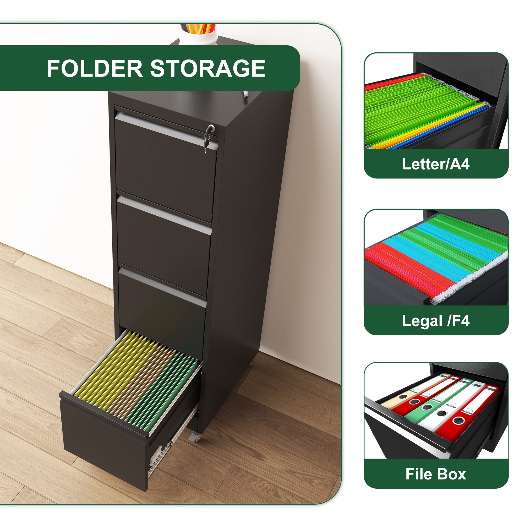 Kahomvis O4-QPMAKE-15 Storage-Cabinets - View #5