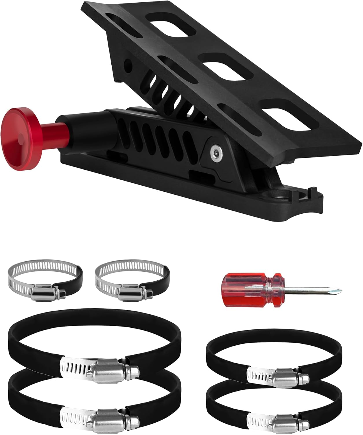 Aoibox  Adjustable Fire Extinguisher Mount Quick Release Bracket for Jeep Wrangler Roll Bar and UTV Roll Cage
