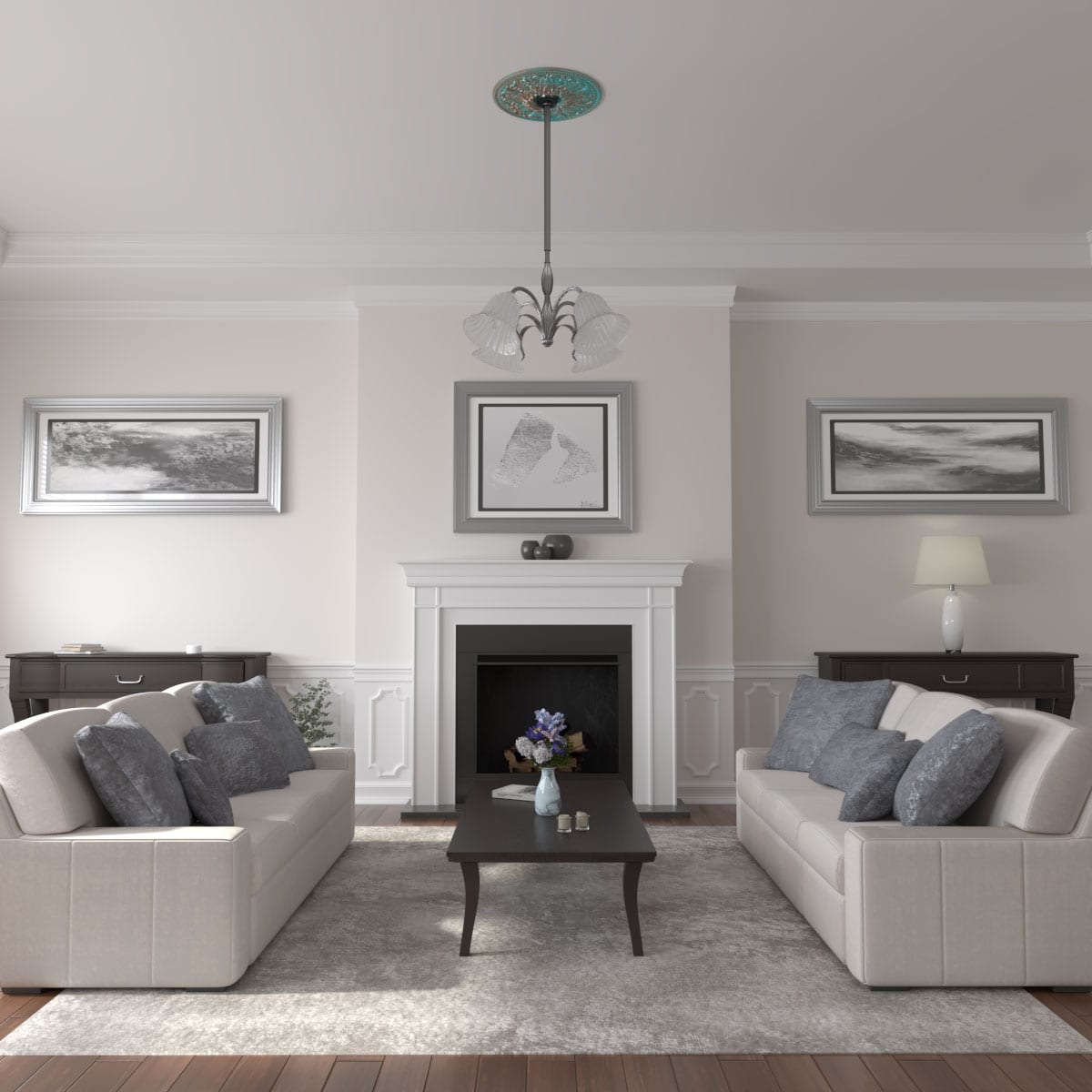 Ekena Millwork CM23ASCGS Ceiling-Medallions - View #4