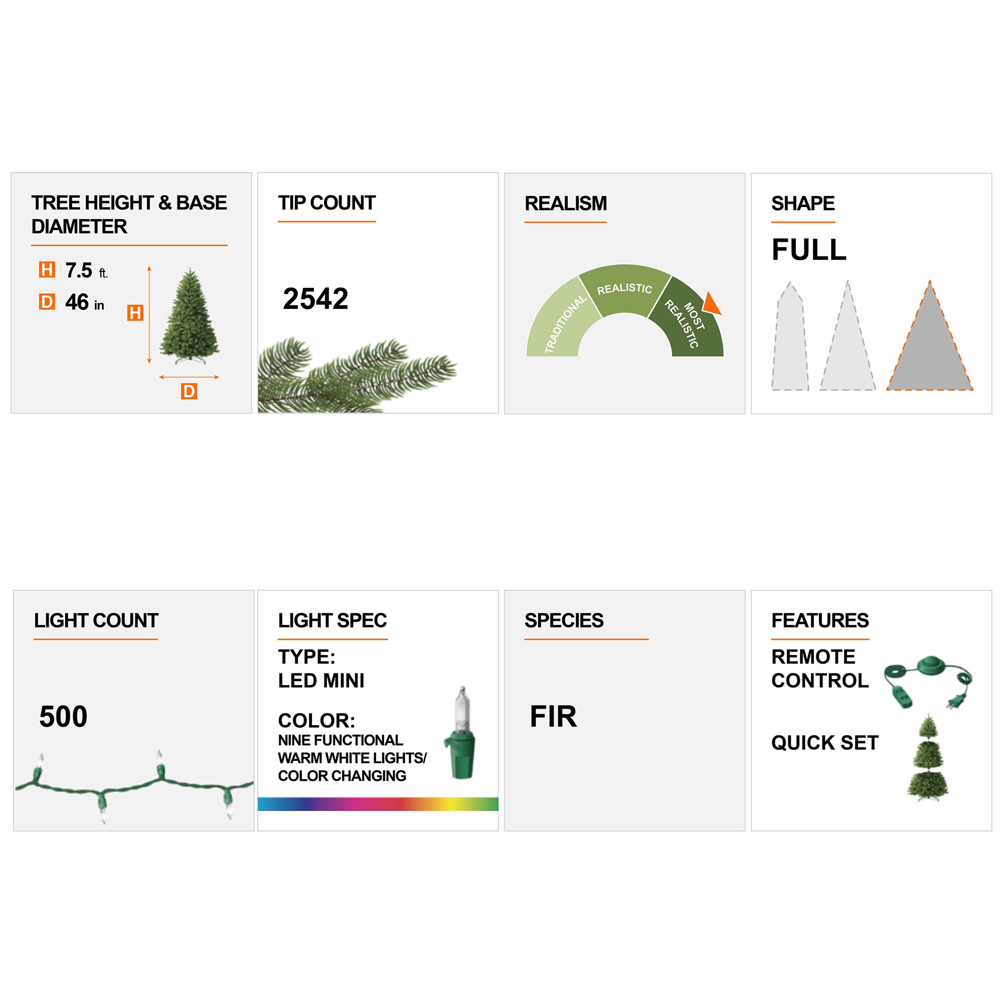 Glitzhome 2014600025 Artificial-Christmas-Trees - View #13