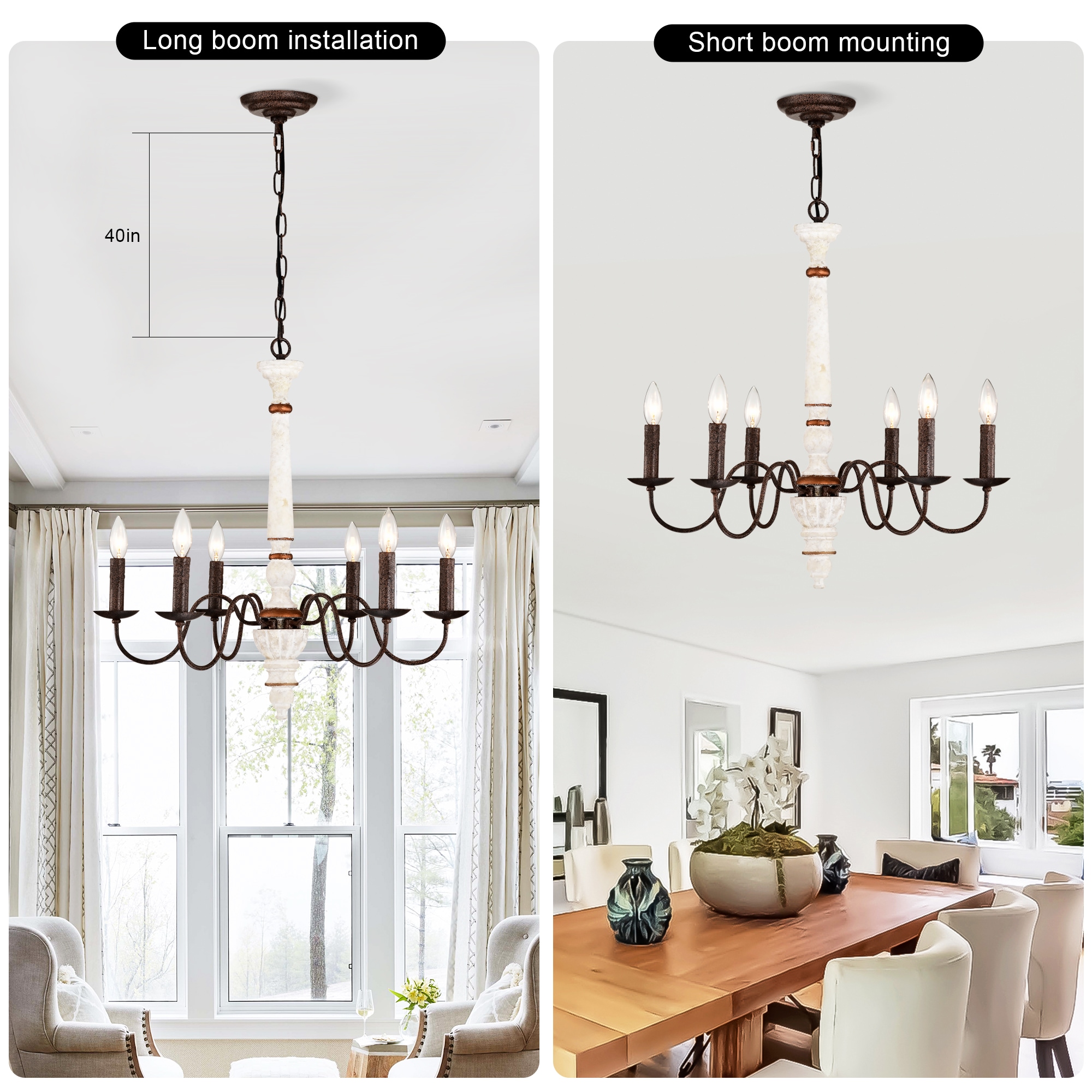 Forclover HL-M3012-6 Pendant-Lights - View #9