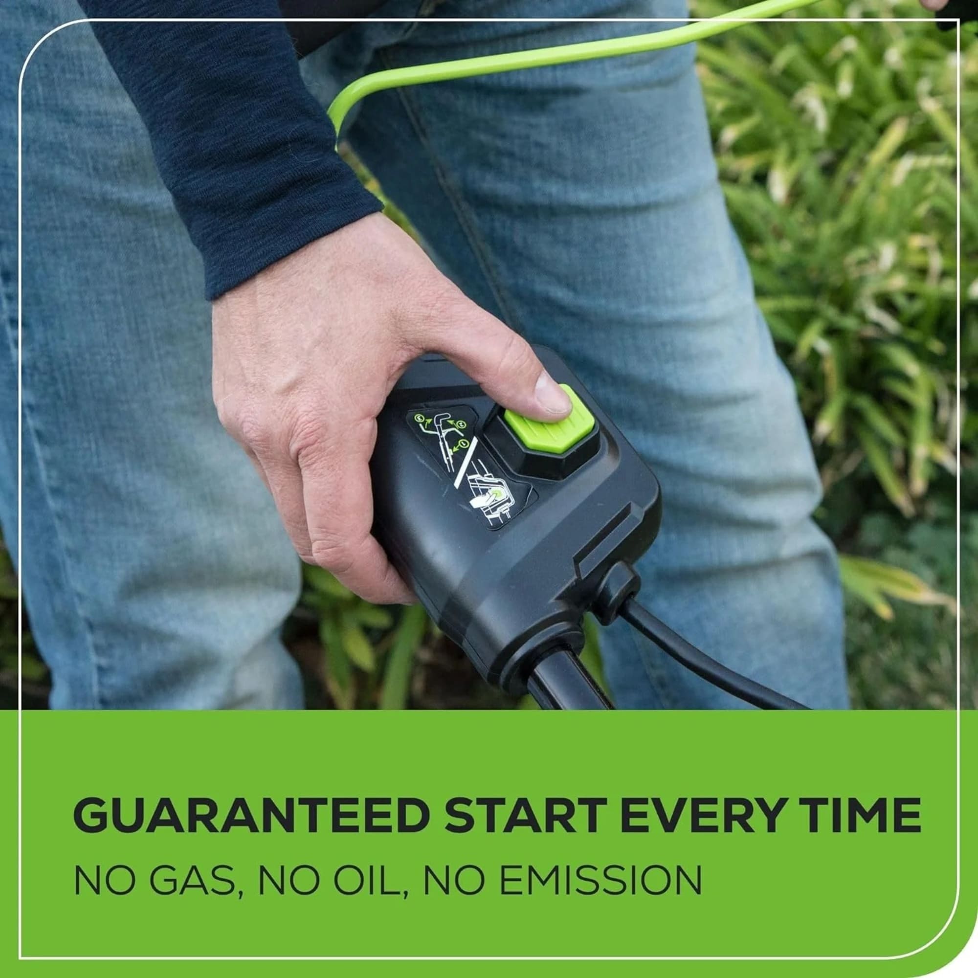 Greenworks GLM801602 Cordless-Elec-Push-Mowers - View #4