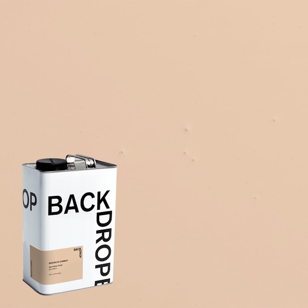 BACKDROP BD255309101 Semi-gloss BROOKLYN COWBOY Warm, earthy beige Enamel ( 1-gallon )