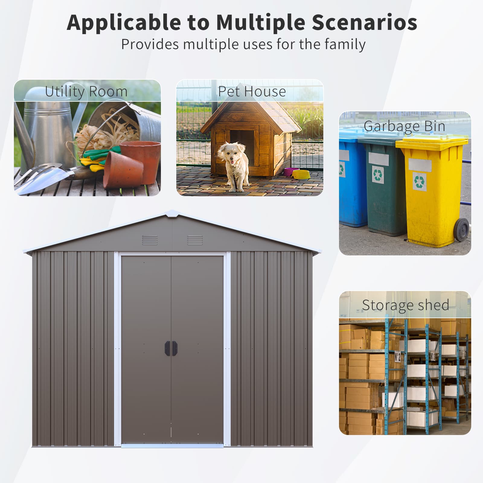 Misty Moon FXLW0403-CWP0045 Metal-Storage-Buildings-Sheds - View #7
