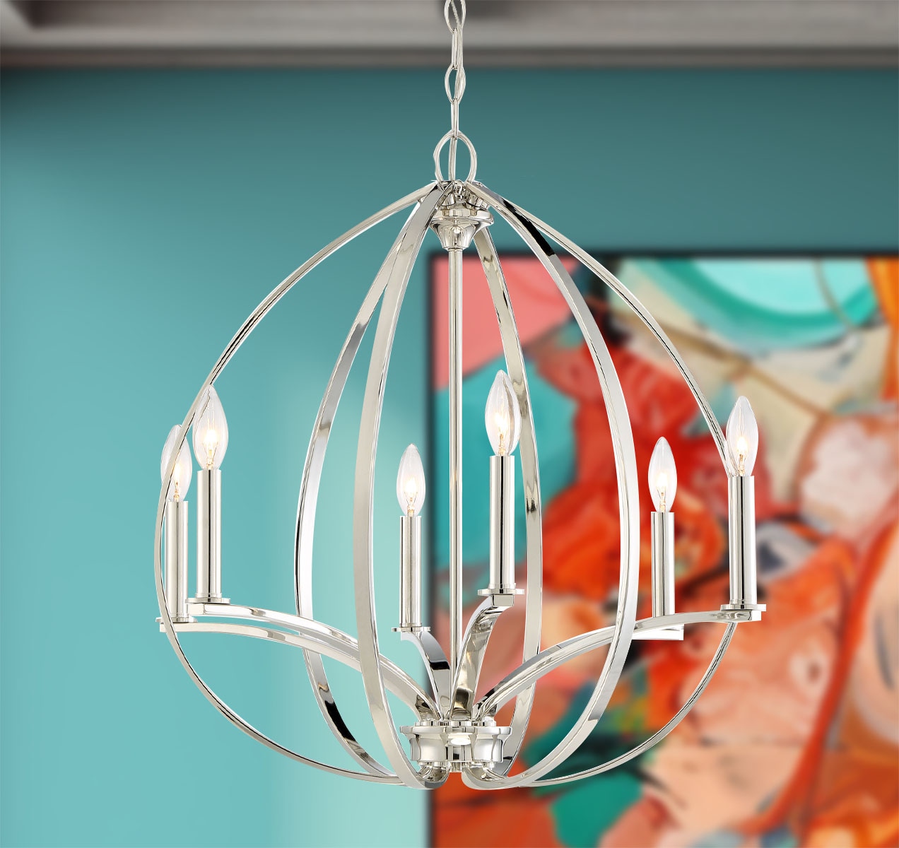 Minka Lavery Tilbury 6 -Light Polished Nickel Transitional Cage For Use in Bedrooms, Dining Rooms, Foyers, Kitchens, Living Rooms Chandelier 1664538 Minka Lavery Tilbury 6 -Light Polished Nickel Transitional Cage For Use in Bedrooms, Dining Rooms, Foyers, Kitchens, Living Rooms Chandelier 1664538 Sansujyuku sansujyuku.com