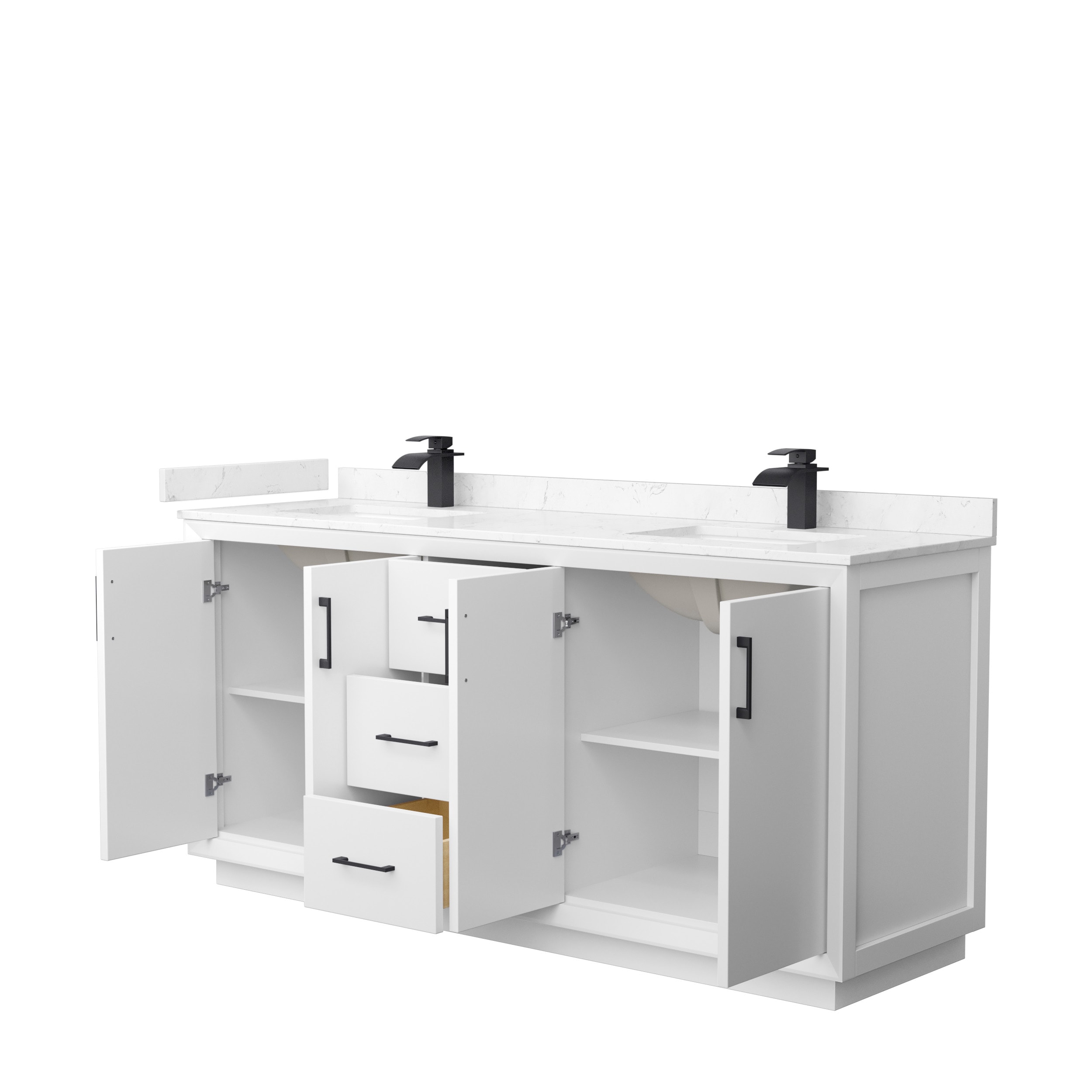 Wyndham Collection WCF414172DWBC2UNSMXX Bath-Vanity-Combo - View #2