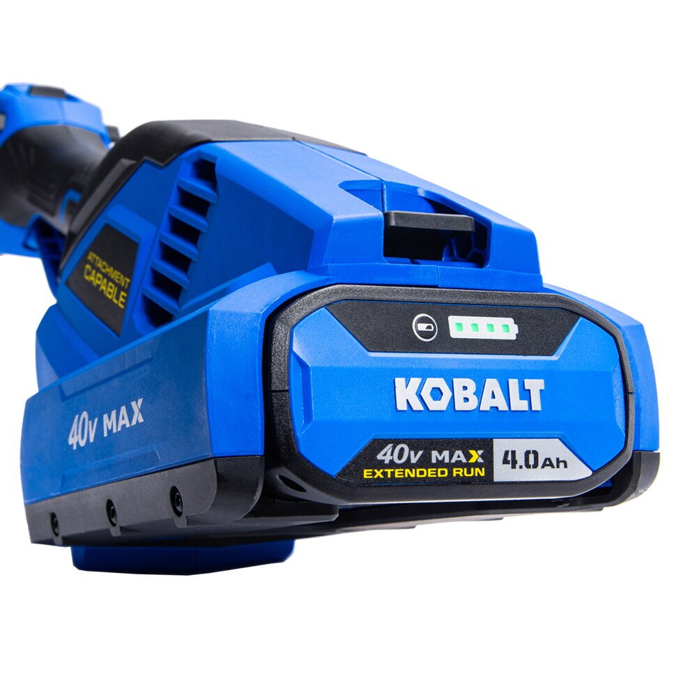 Kobalt 40volt 12in Singlestage Push Battery Powered Snow Shovel 4 Ah