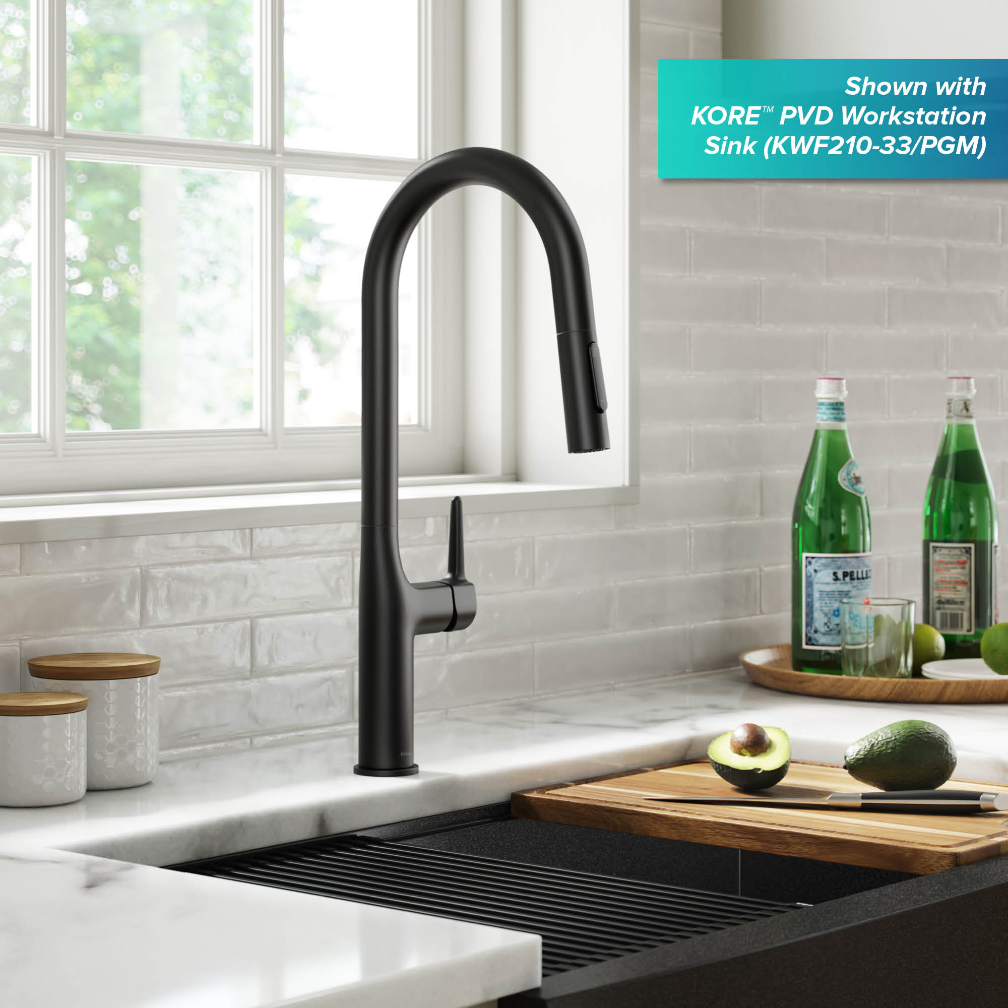 Kraus KPF-3101MB Kitchen-Faucets - View #4