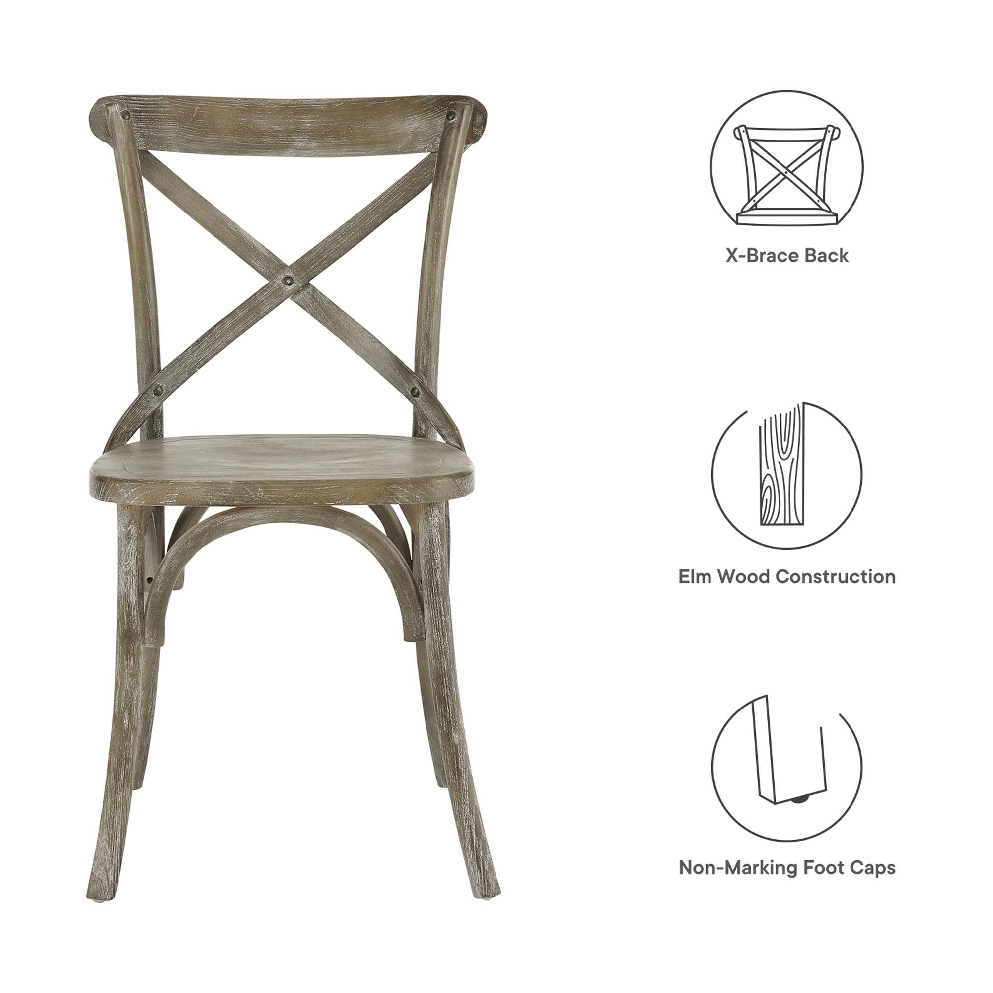Modway EEI-5564-GRY Dining-Chairs - View #2