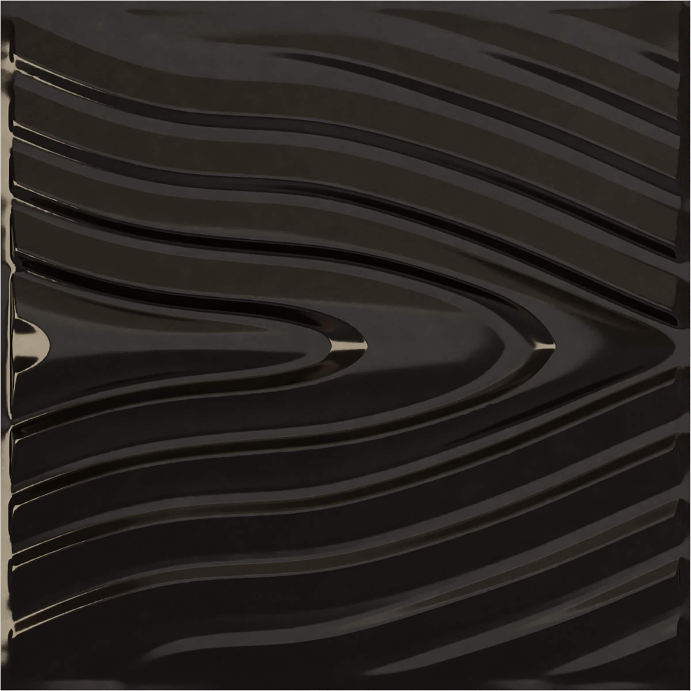 Ekena Millwork WP20X20KHECA-CASE-12 19-5/8-in x 19-5/8-in Embossed Paintable/Stainable Black PVC Wall Panel ( 12 -Pack, Covers 32.04-sq ft )